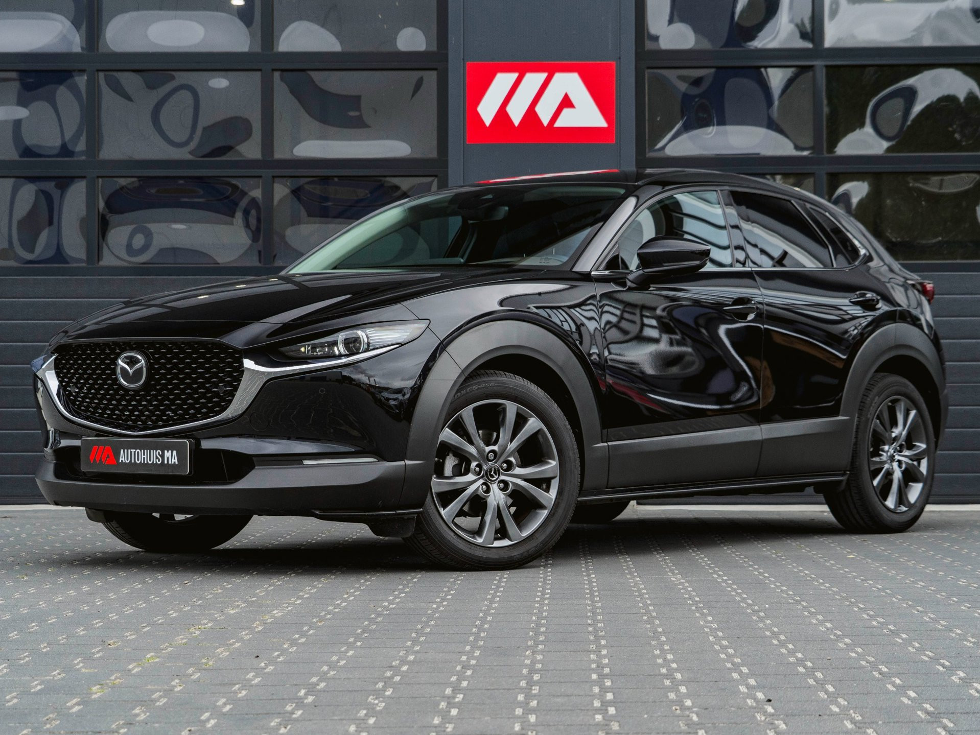 Mazda Mazda Cx-30 2.0 e-SkyActiv-X M Hybrid Luxury  186 PK | Trekhaak | Ned. auto | dealer onderho 2023 - voorkant