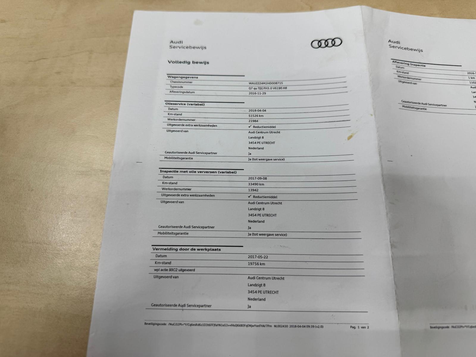 Foto van Audi Q7 E-tron