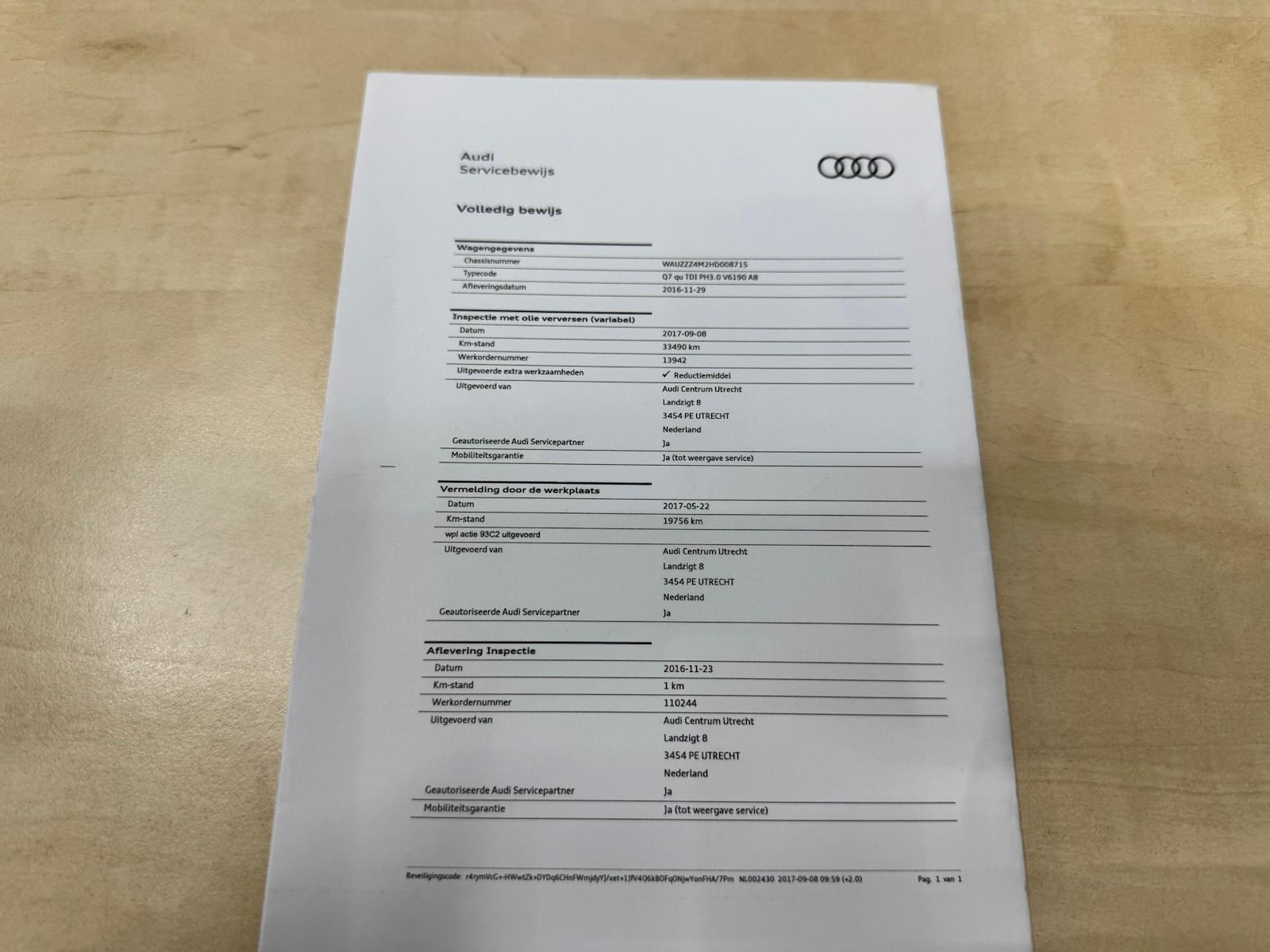 Foto van Audi Q7 E-tron