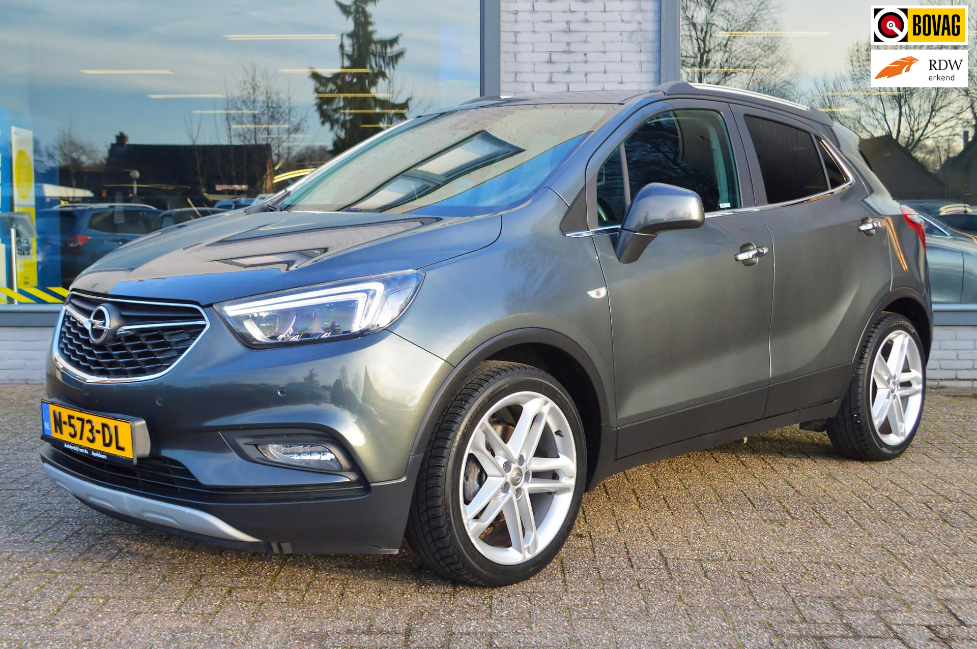 Opel Mokka X 1.4 Turbo Innovation | Leder | Stuurverwarming | Camera 2018 - voorkant