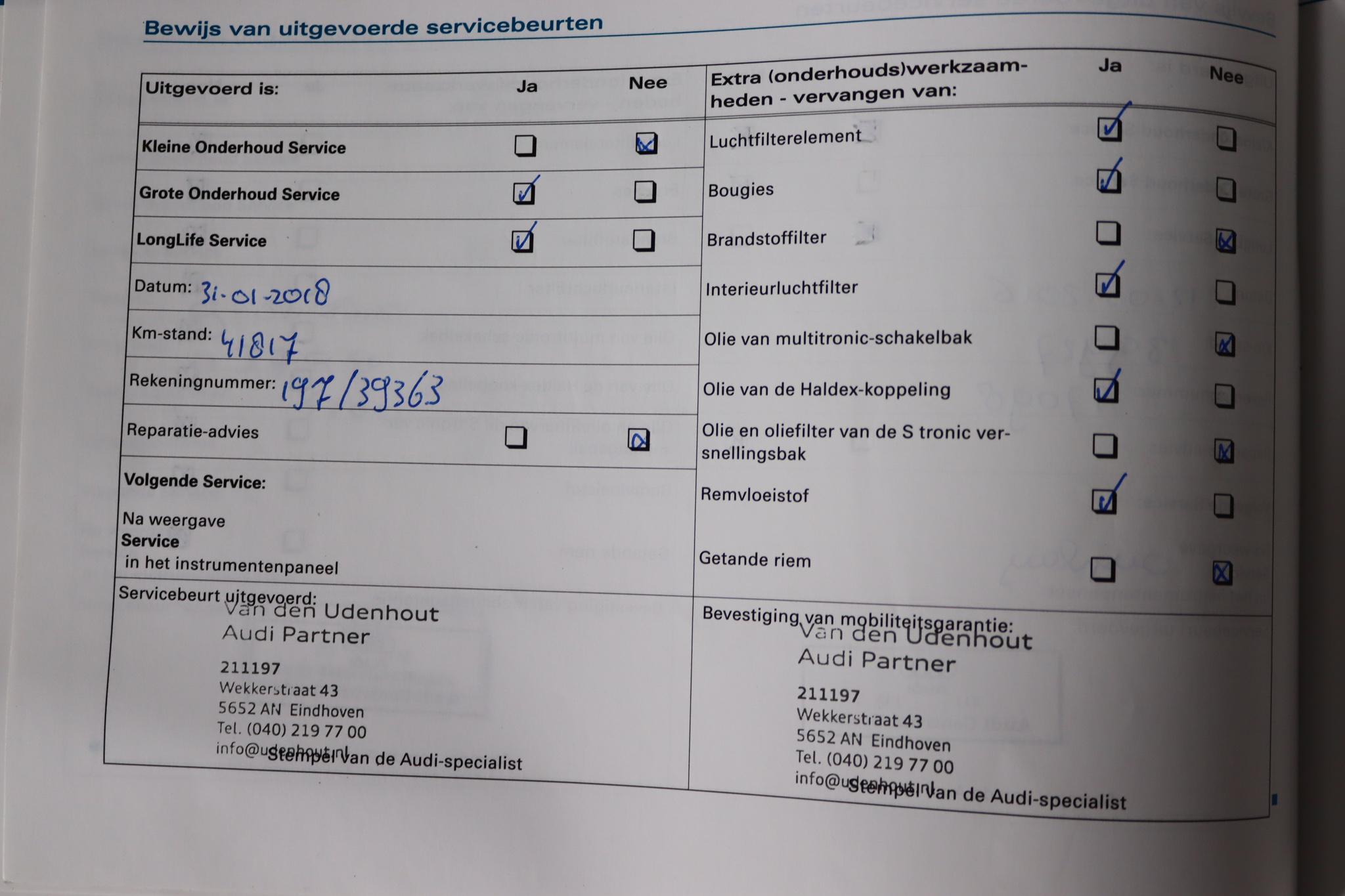 Foto van Audi Audi TT