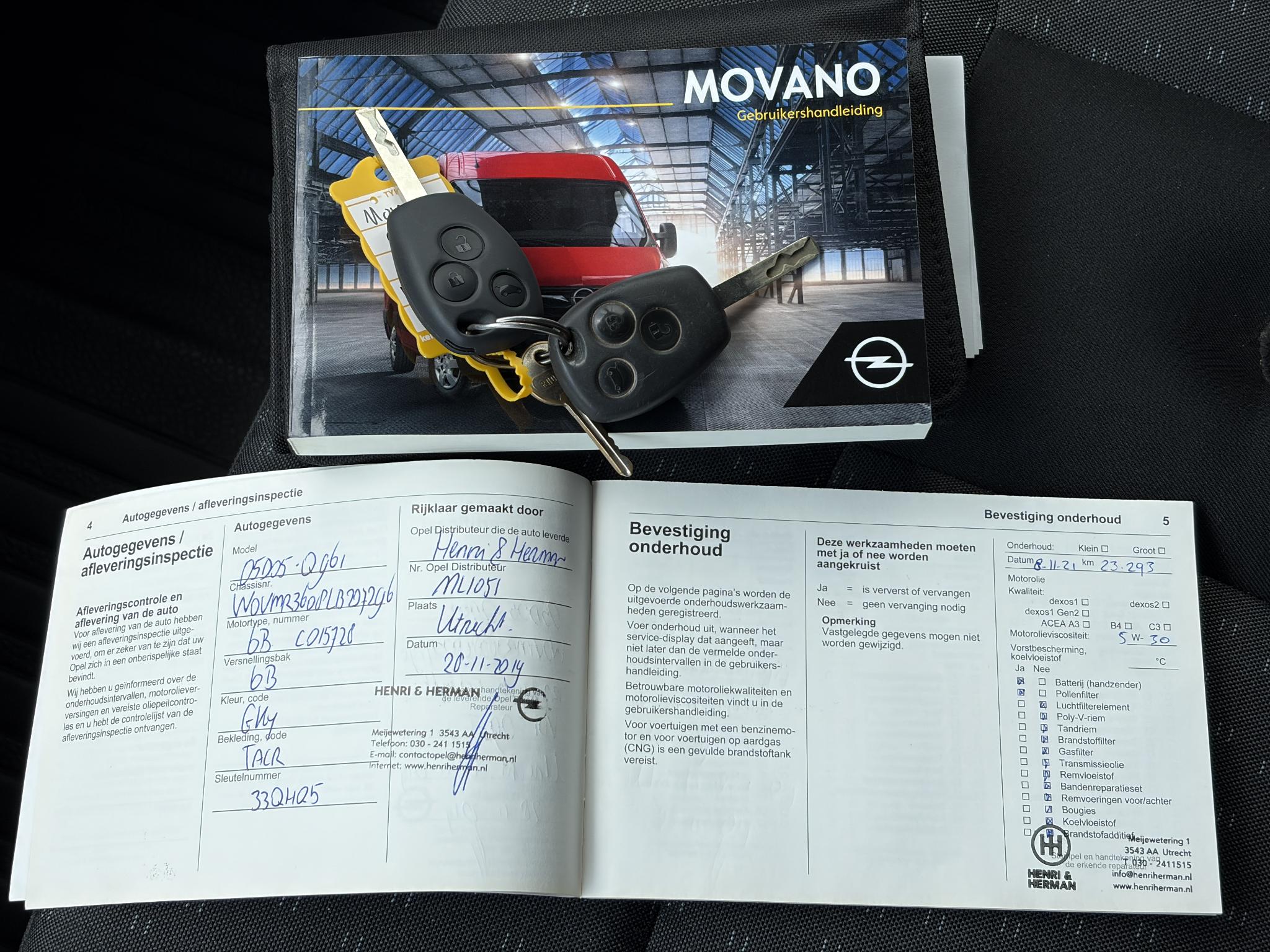 Foto van Opel Movano