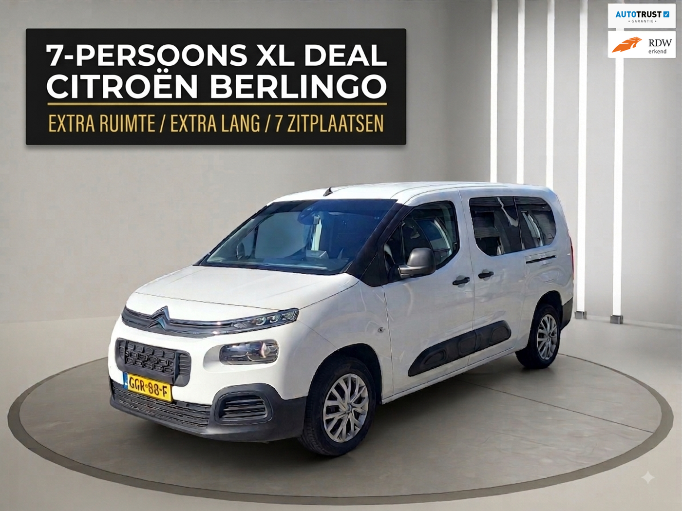 Citroen Berlingo 1.2 PureTech Live 7p. 2020 - voorkant