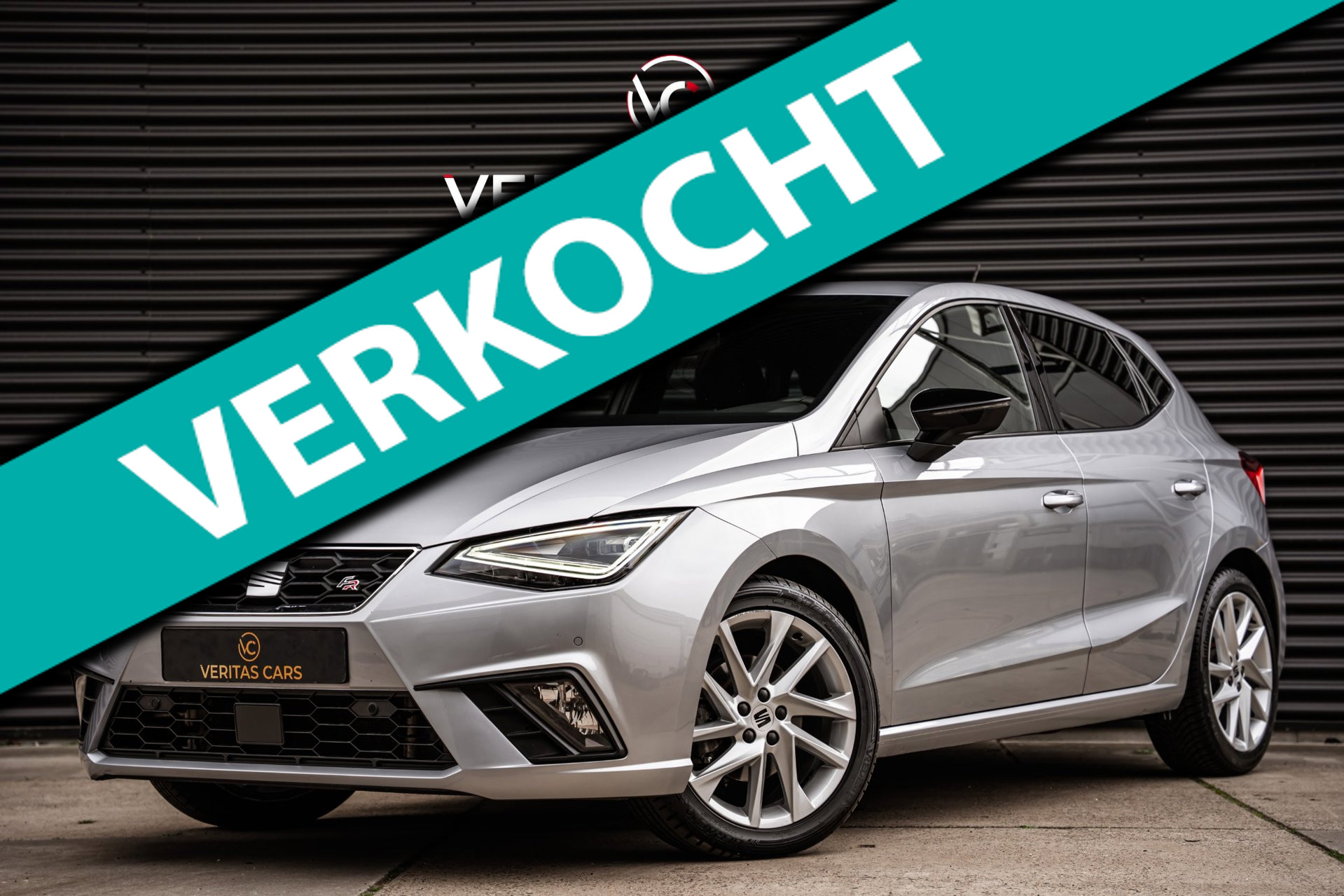 Seat Ibiza 1.0 EcoTSI FR 110PK DSG|BTW|ACC|Lane Assist|Full Led|Drive Mode|Keyless|CarPlay e.o. 2023 - voorkant