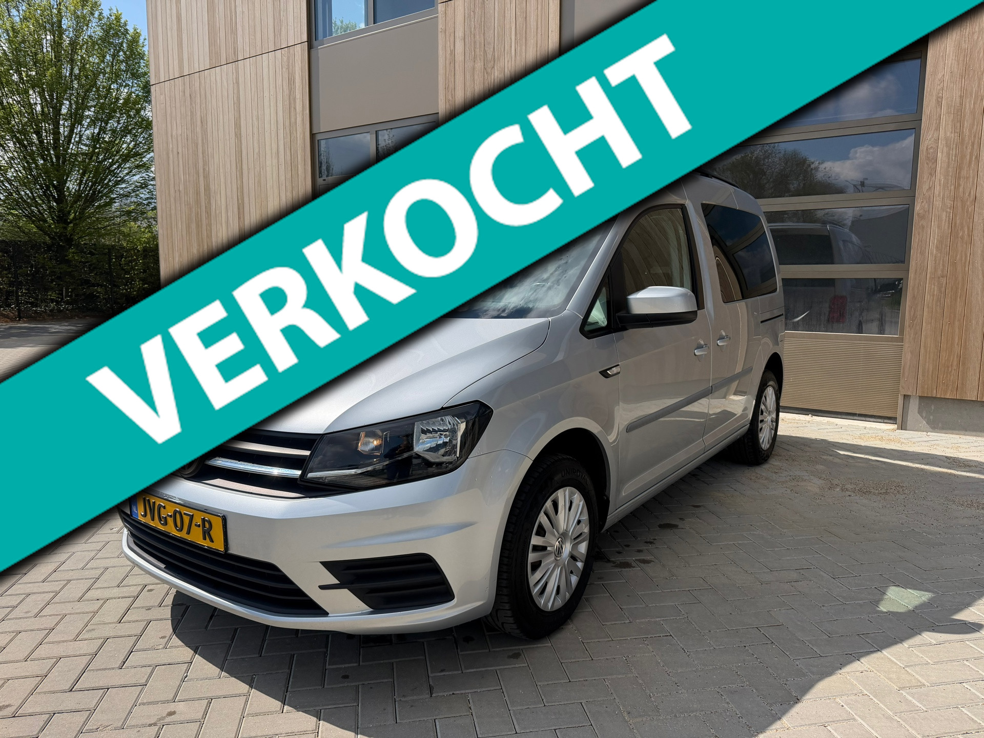 Volkswagen Caddy 1.0 TSI Highline 5Drs|Airco|parkeersensoren|Groot scherm|Nieuwe APK 2018 - voorkant