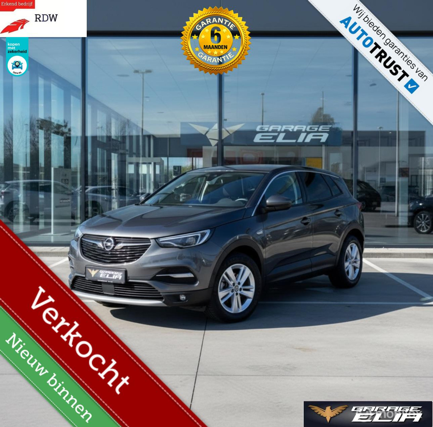 Opel Grandland X 1.2 Turbo Business Elegance| Navi | PDC 2021 - voorkant
