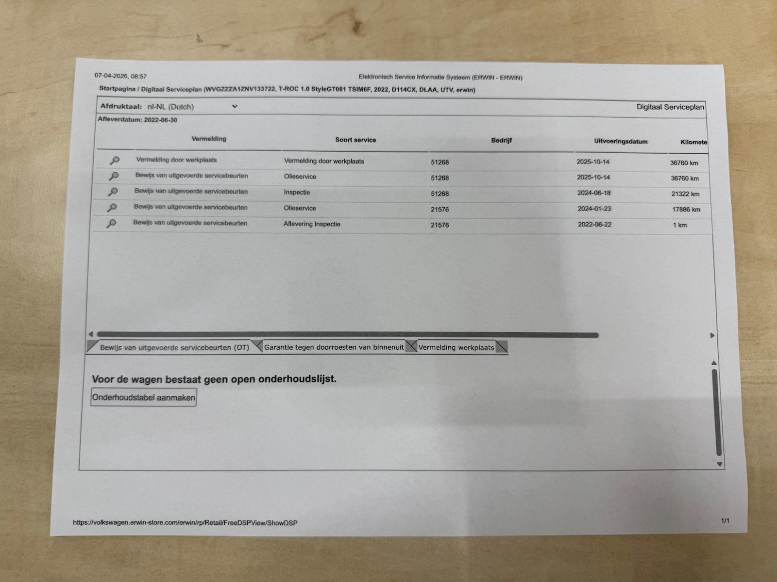 Foto van Volkswagen T-roc
