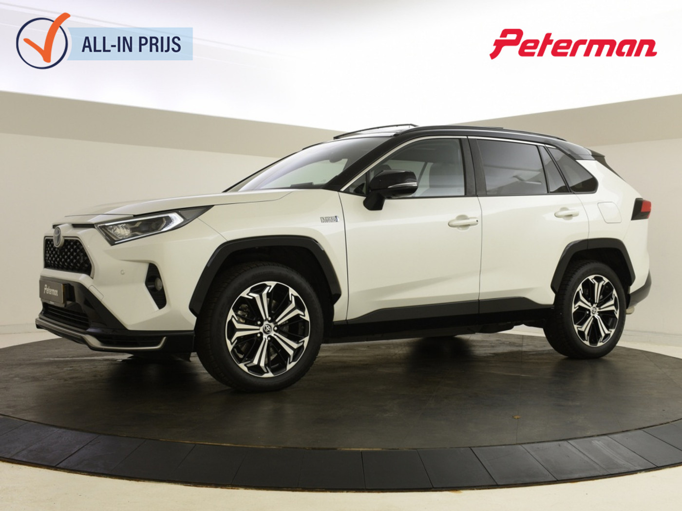 Toyota Toyota Rav4 2.5 Plug In Hybrid Bi-Tone+ | Panorama | Leer | Blindspot 2021 - voorkant