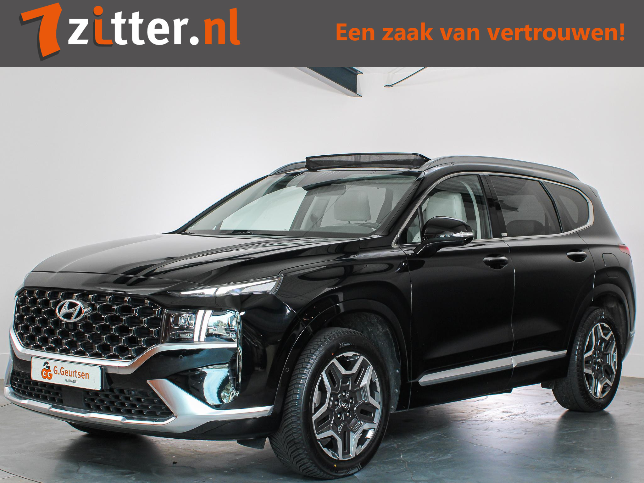 Hyundai Santa Fe 1.6 T-GDI PHEV Premium Plus Sky 7-Persoons, 2021 - voorkant