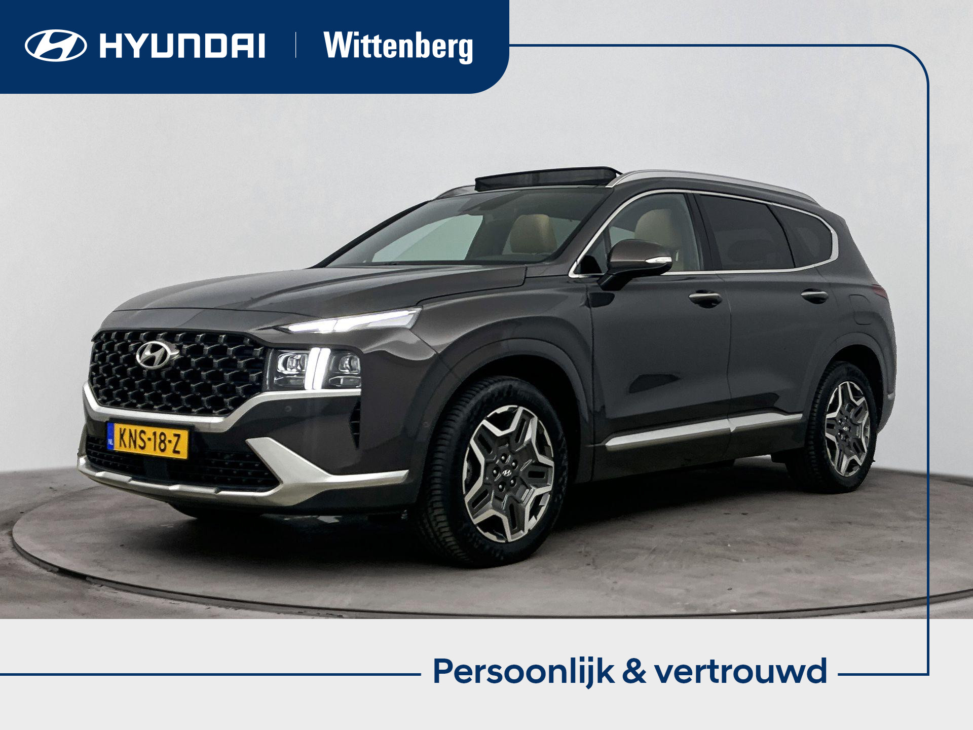 Hyundai Santa Fe 1.6 T-GDI PHEV PREMIUM PLUS SKY 7 PERSOONS 2023 - voorkant