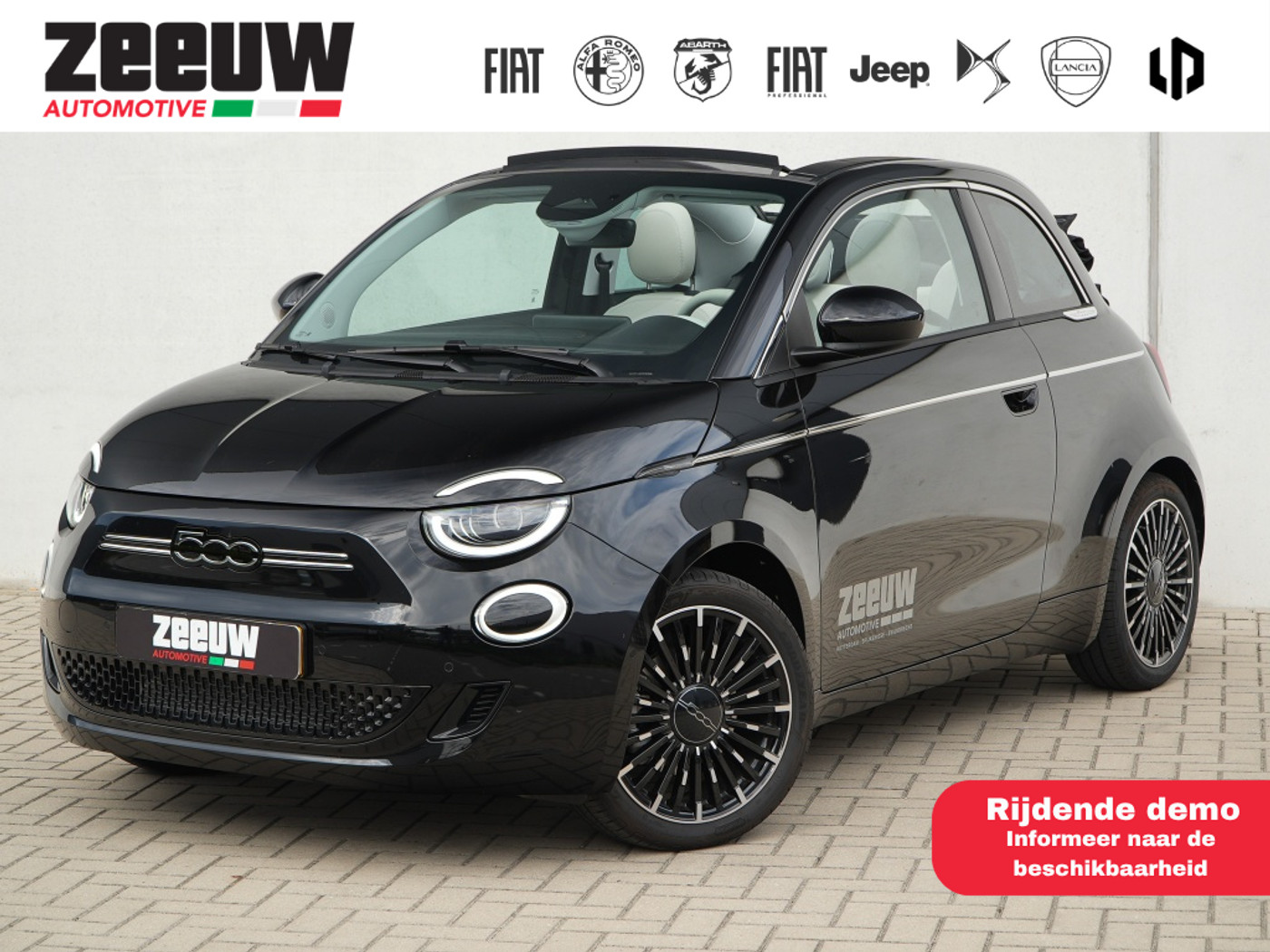 Fiat 500 La Prima 42 kWh | Navi | Camera | Tech | Winter | 17" 2026 - voorkant