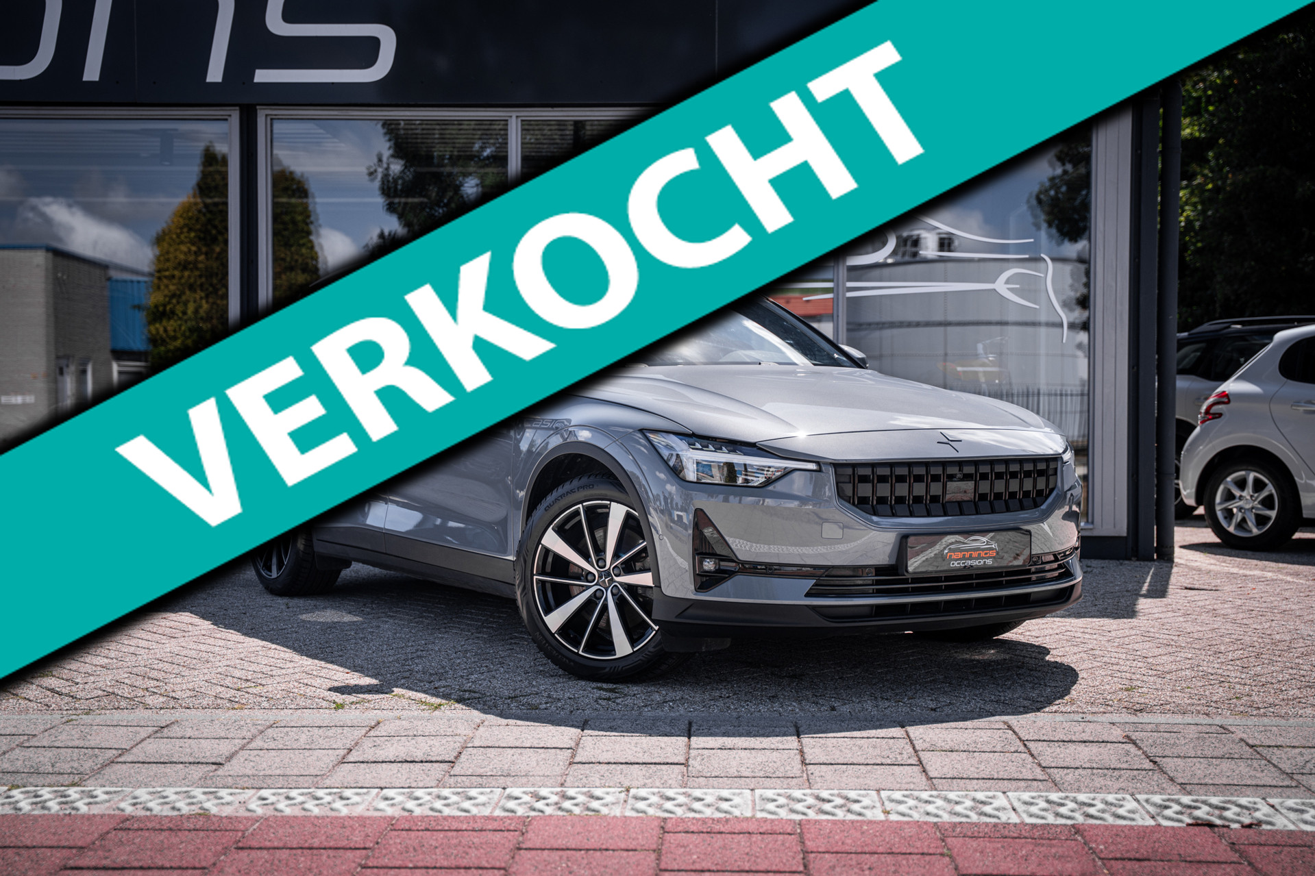 Polestar Polestar 2 Long Range Single Motor 78 kWh|360 Cam|ACC|Pilot Assist|Memory|Led|Keyless 2022 - voorkant
