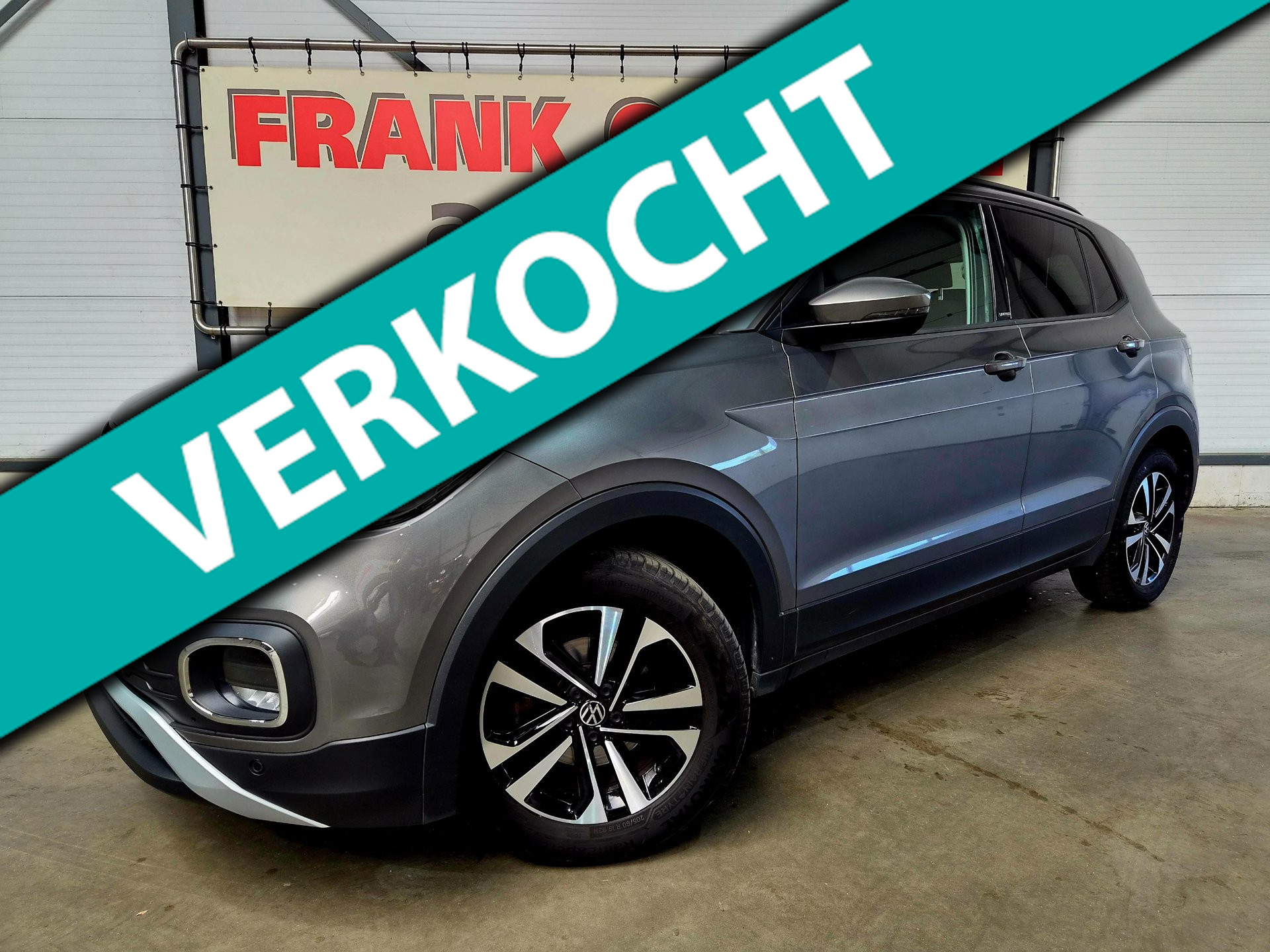 Volkswagen T-cross 1.0 TSI 95PK United + Climate|Adaptive cruise|Navi|Apple|Android|Camera|PDC|LED|16"LMV 2021 - voorkant