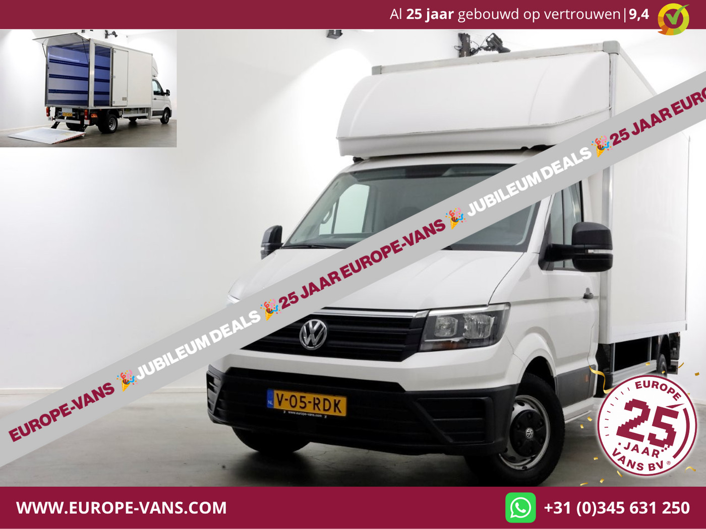 Volkswagen Crafter 50 2.0 TDI 177pk Bakwagen met laadklep en zijdeur 05-2022 2022 - voorkant