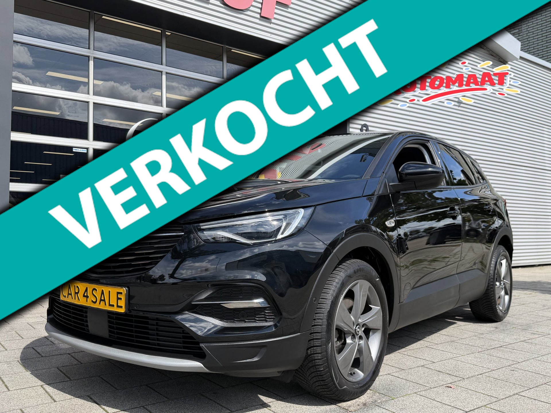 Opel Grandland X 1.2 Turbo Elegance AUTOMAAT - Navigatie / Apple CarPlay I Airco I LED I PDC I Sport velgen I Dealer onderhouden 2022 - voorkant