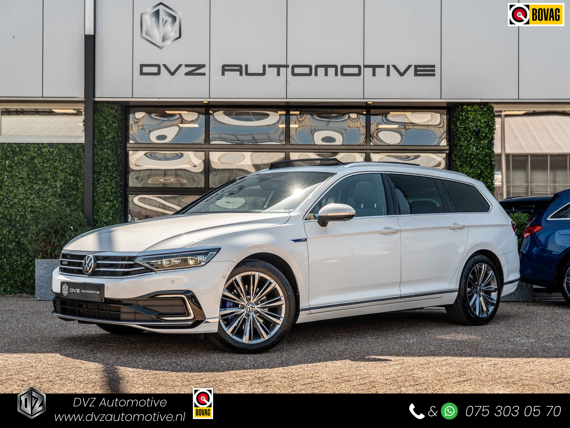 Volkswagen Passat Variant 1.4 TSI GTE | Pano | Leder | Surround View | Trekhaak | BTW 2022 - voorkant
