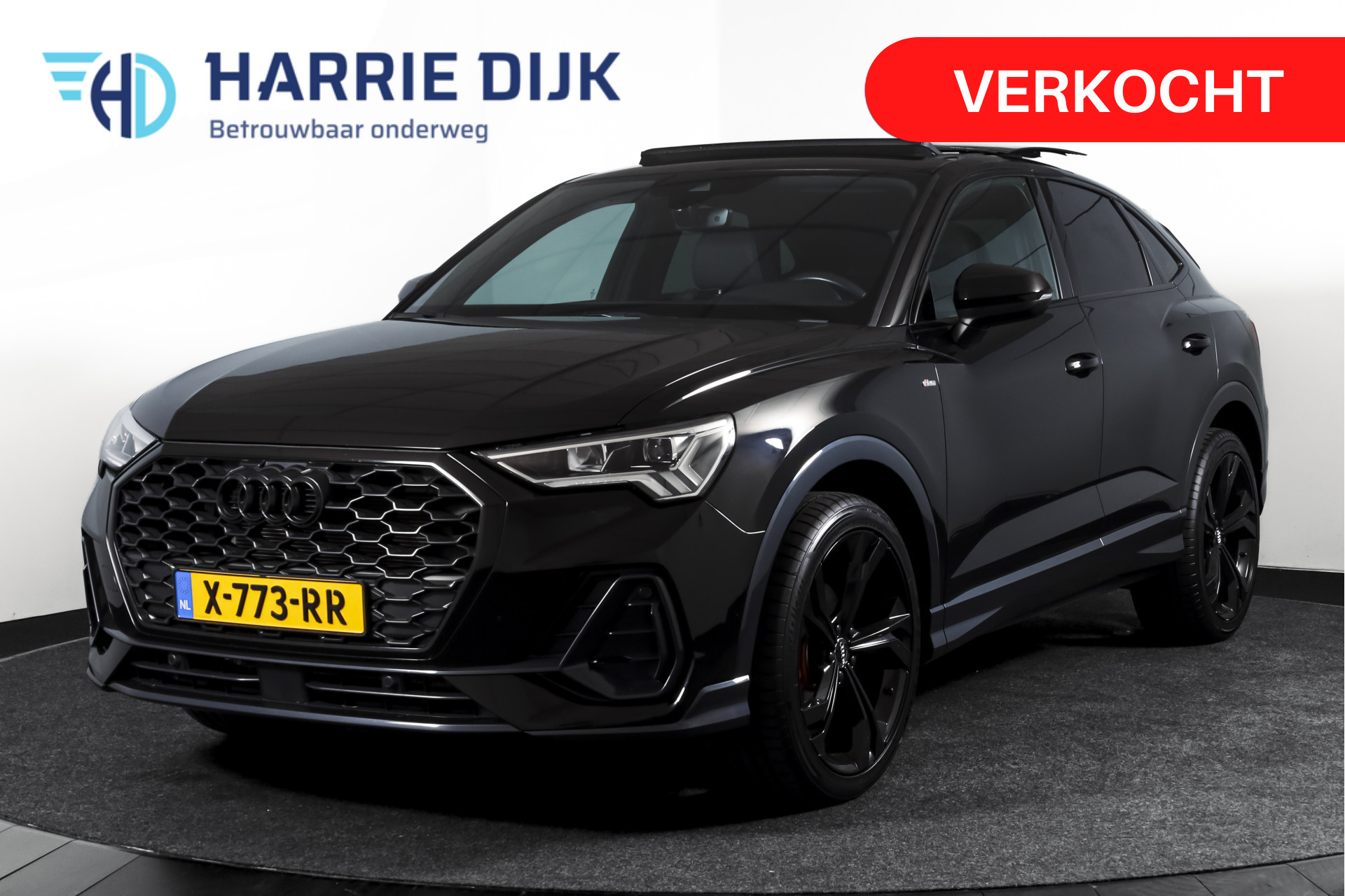 Audi Q3 Sportback 35 TFSI 150 PK S Edition 3xS-Line 2023 - voorkant
