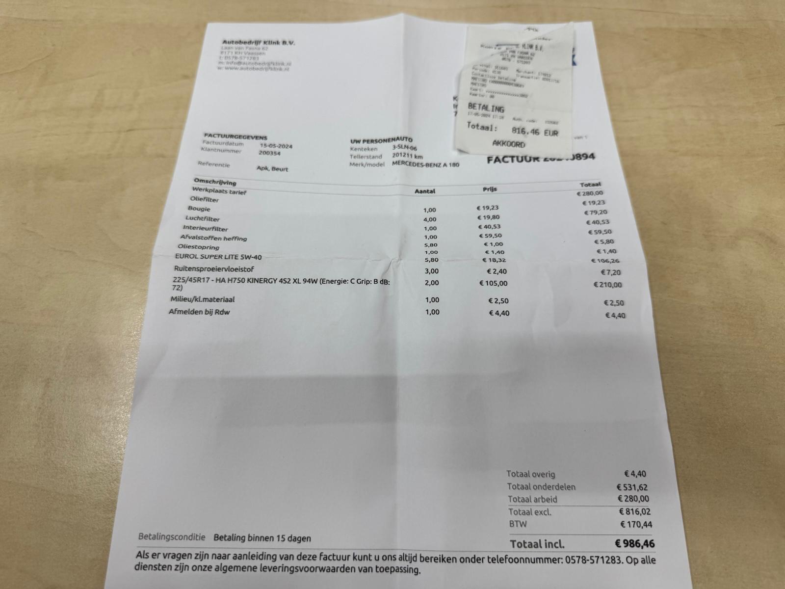 Foto van Mercedes-Benz A 180