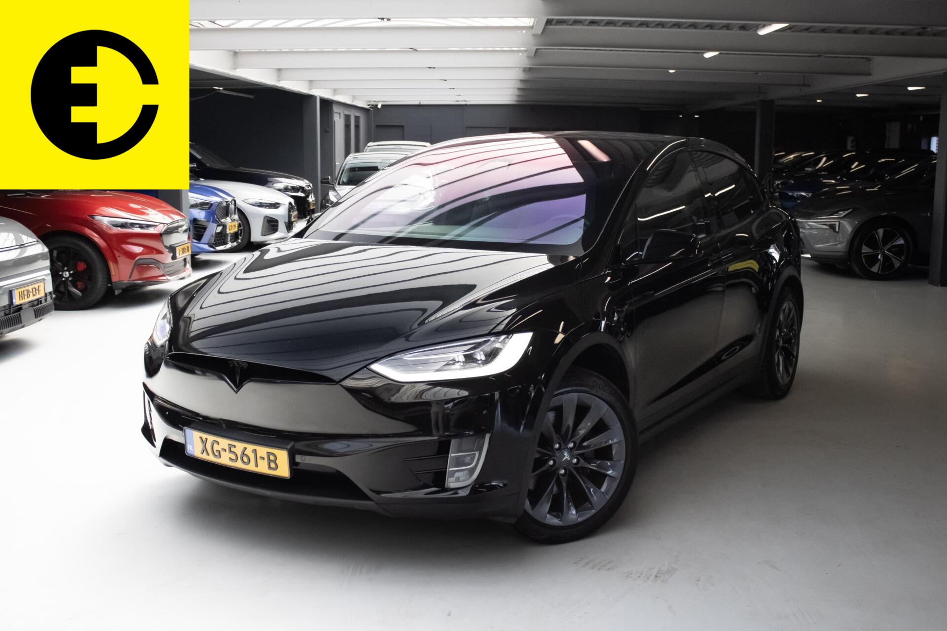Tesla Model X 100D 7p. | Stoelverwarming | Luchtvering 2018 - voorkant