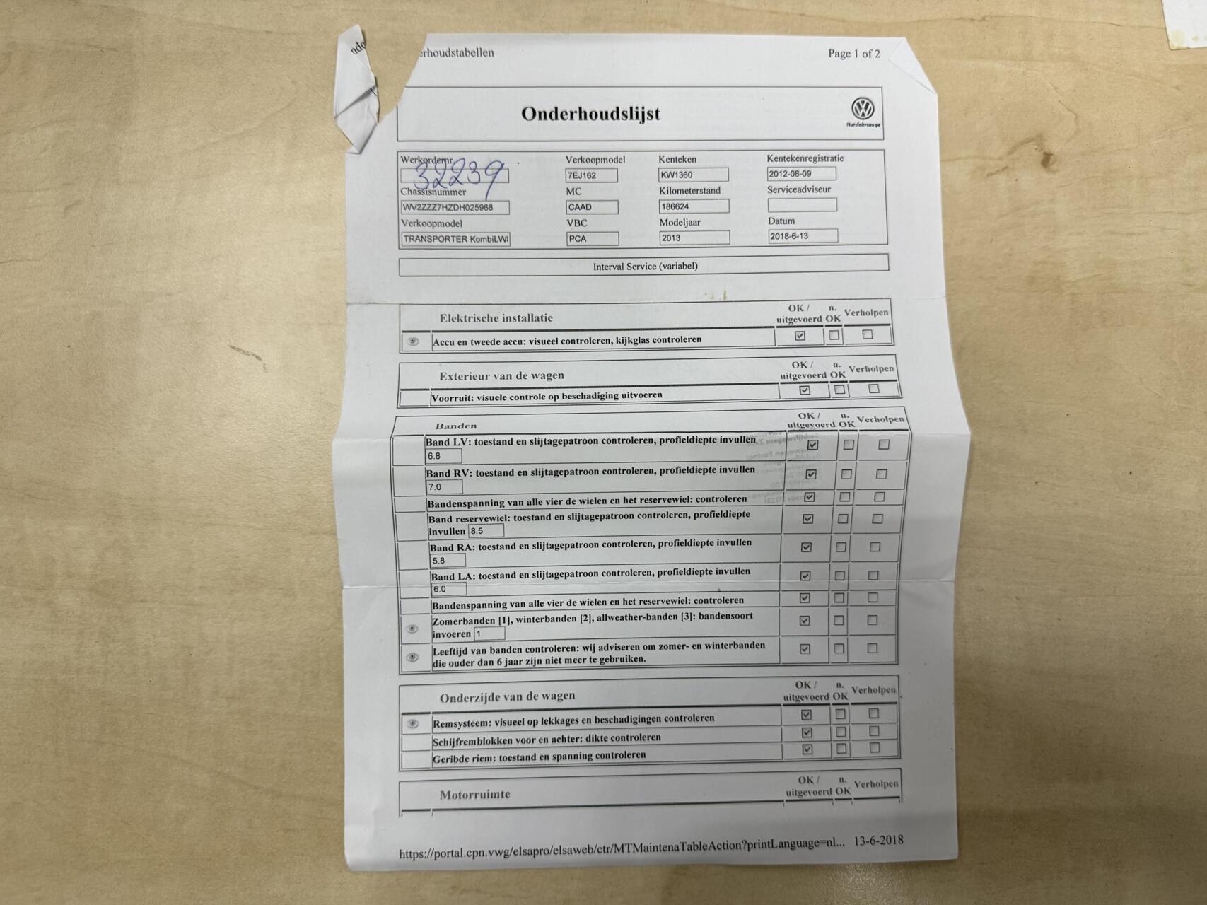 Foto van Volkswagen Kombi