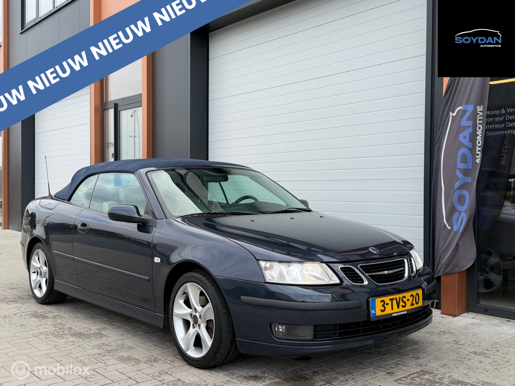 Saab Saab 9-3 1.8t Vector | CABRIO | NAVI | 6 BAK | DEALER ONDERHOUDEN | 2005 - voorkant