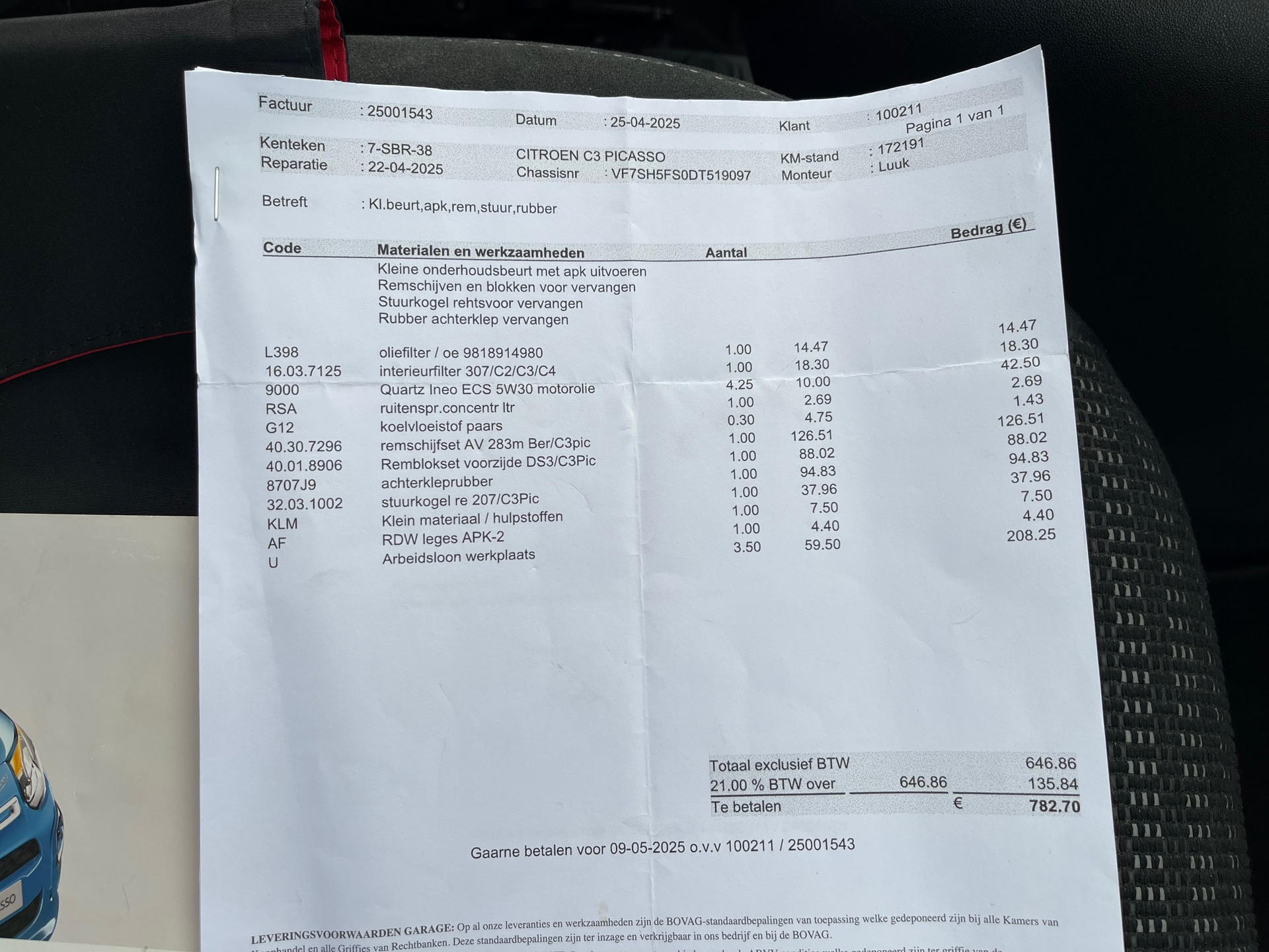 Foto van Citroen C3 Picasso