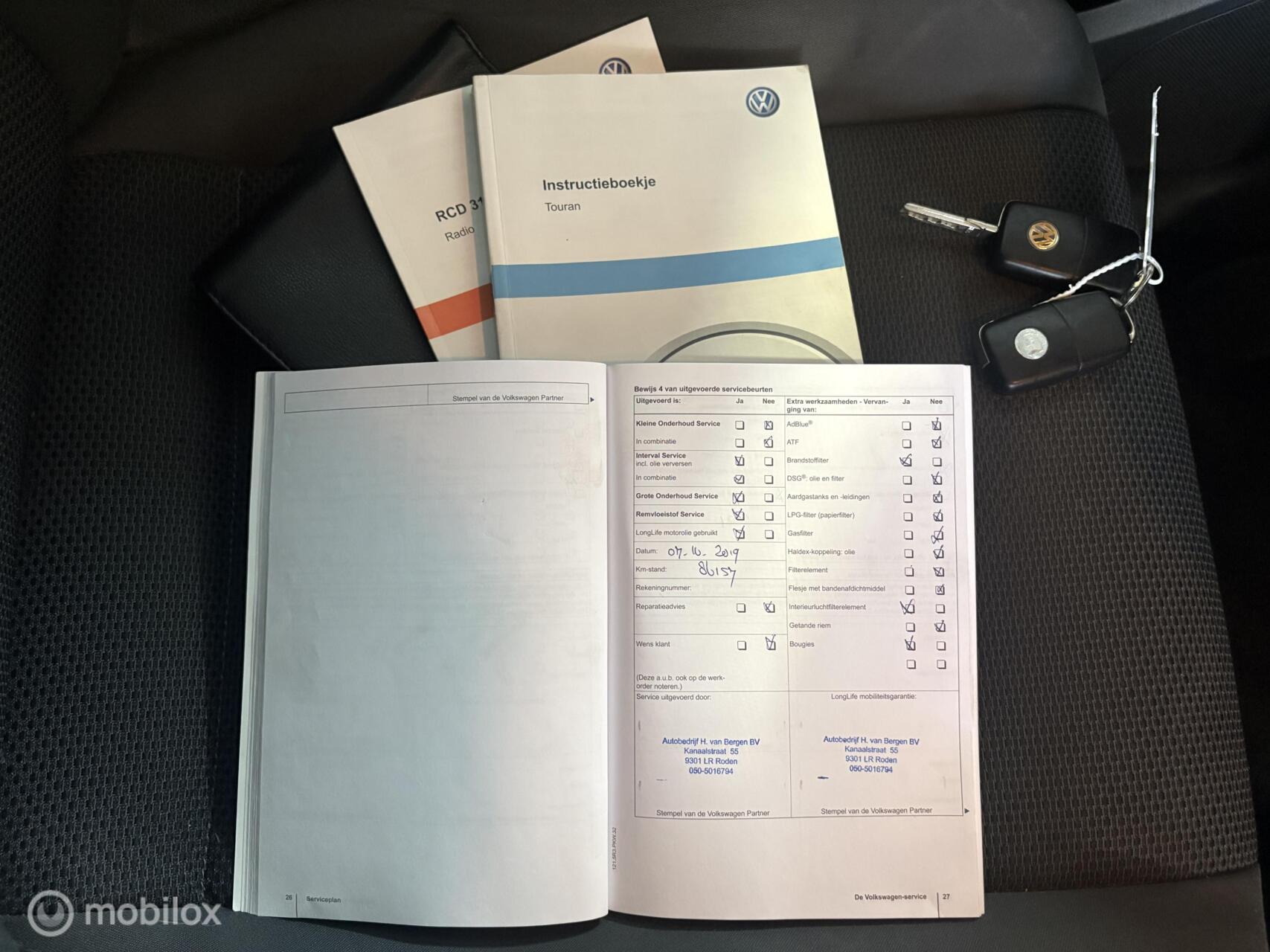 Foto van Volkswagen Touran
