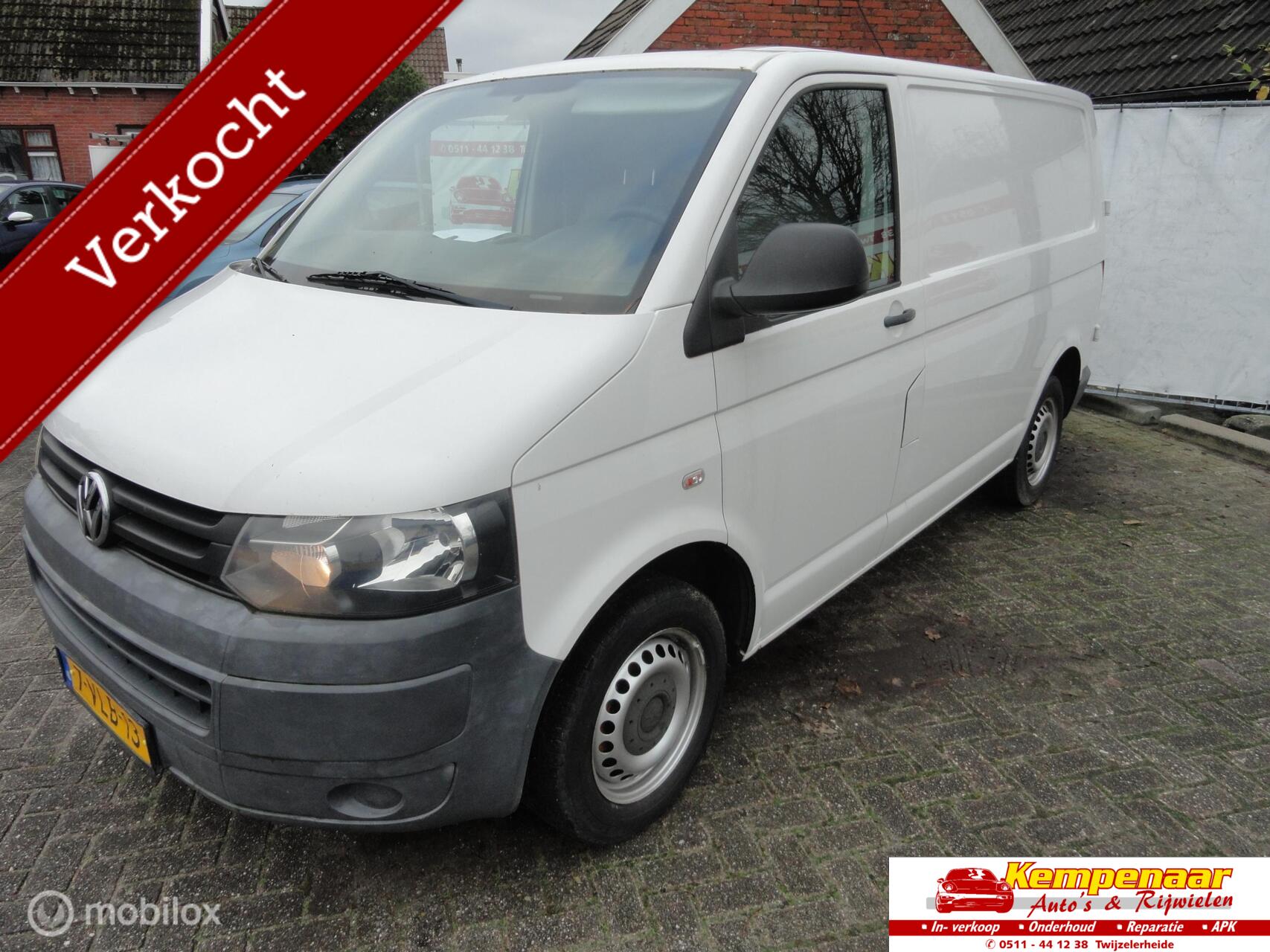 Volkswagen Transporter 2.0 TDI L1H1 T1000 Baseline 2011 - voorkant