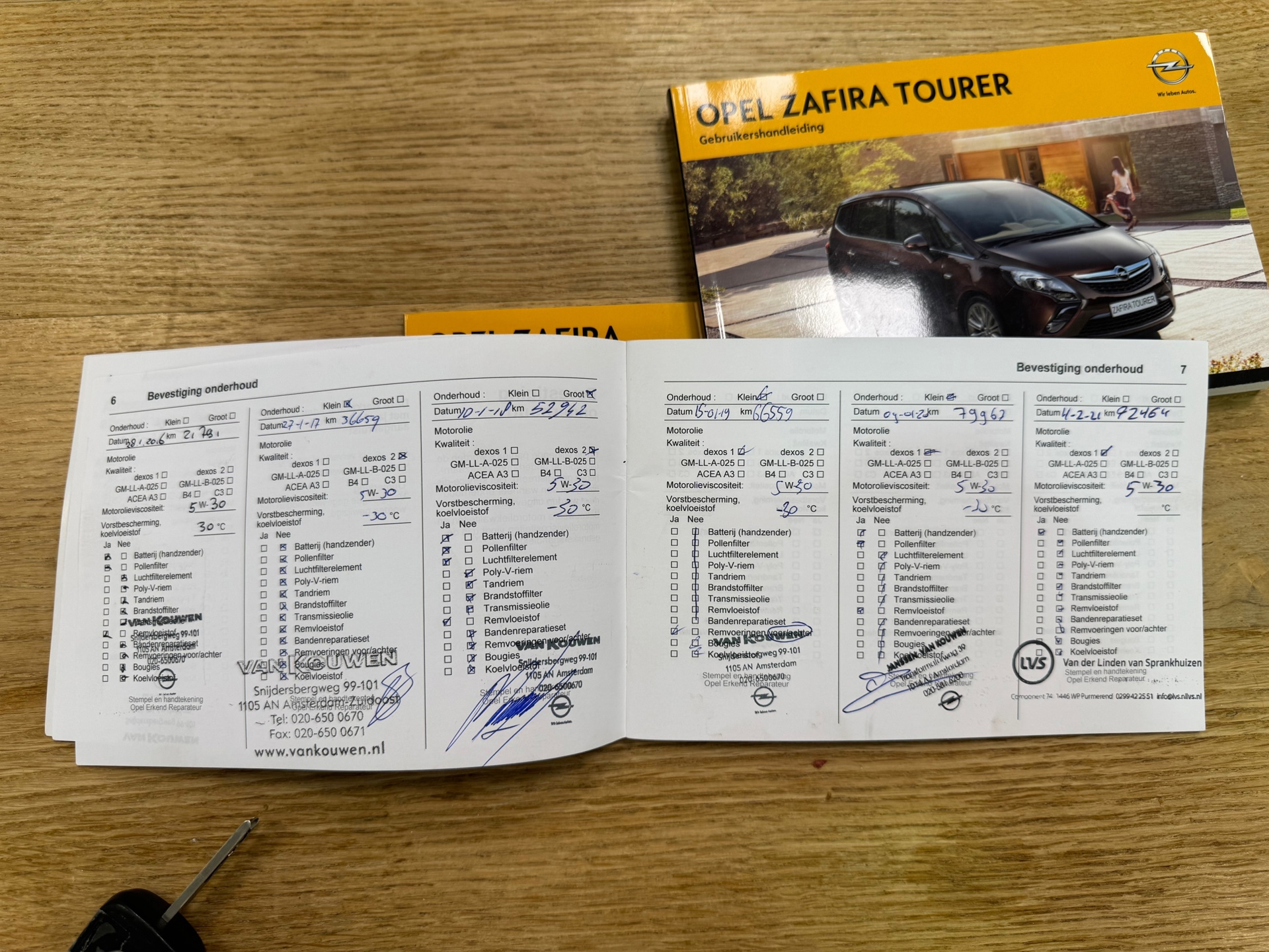Foto van Opel Zafira Tourer