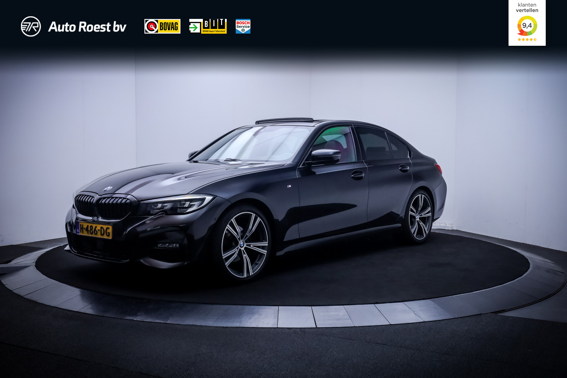 BMW 320i 320i M-SPORT ORIGINEEL NL | DEALER OH 2020 - voorkant