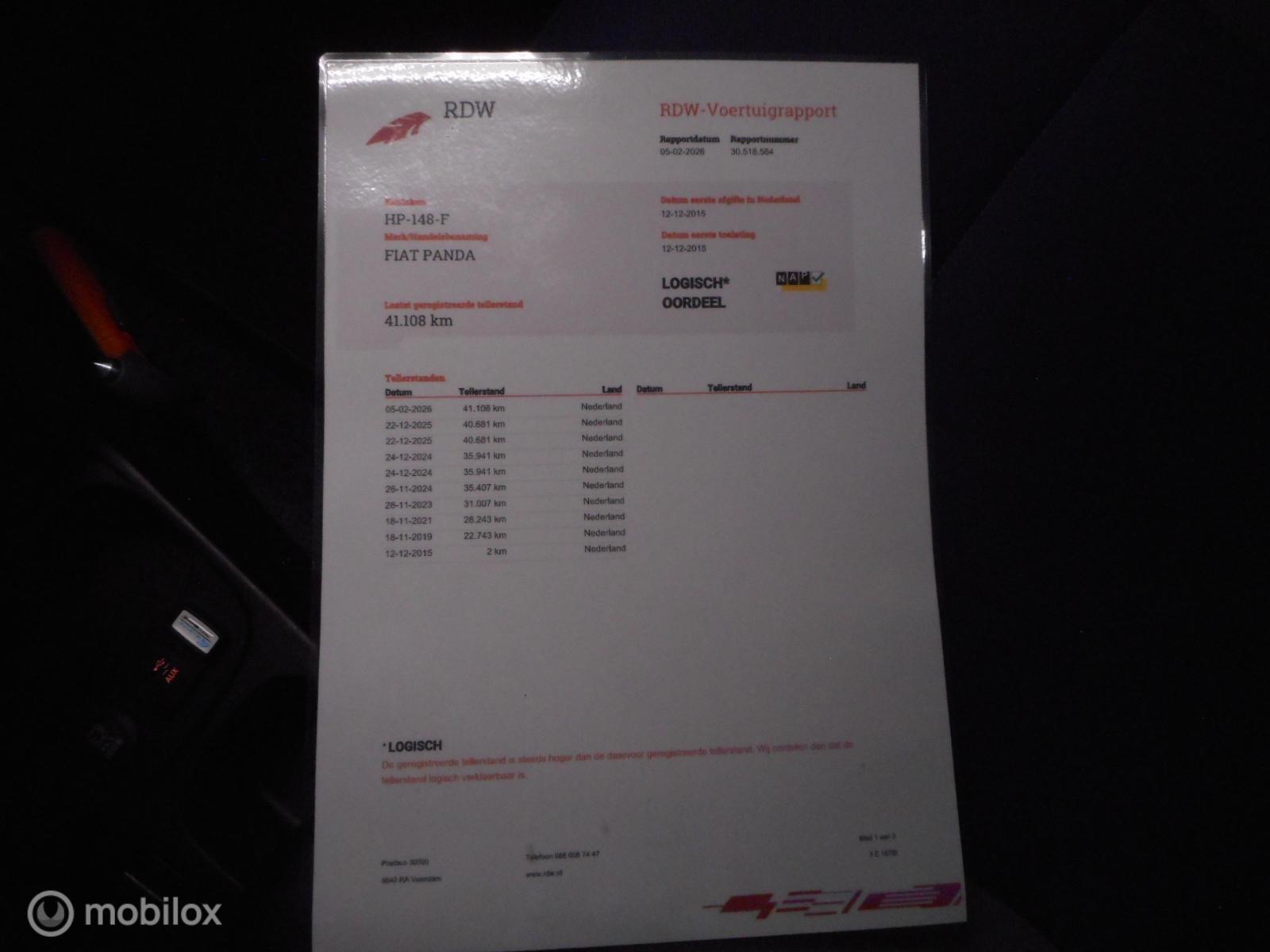 Foto van Fiat Panda
