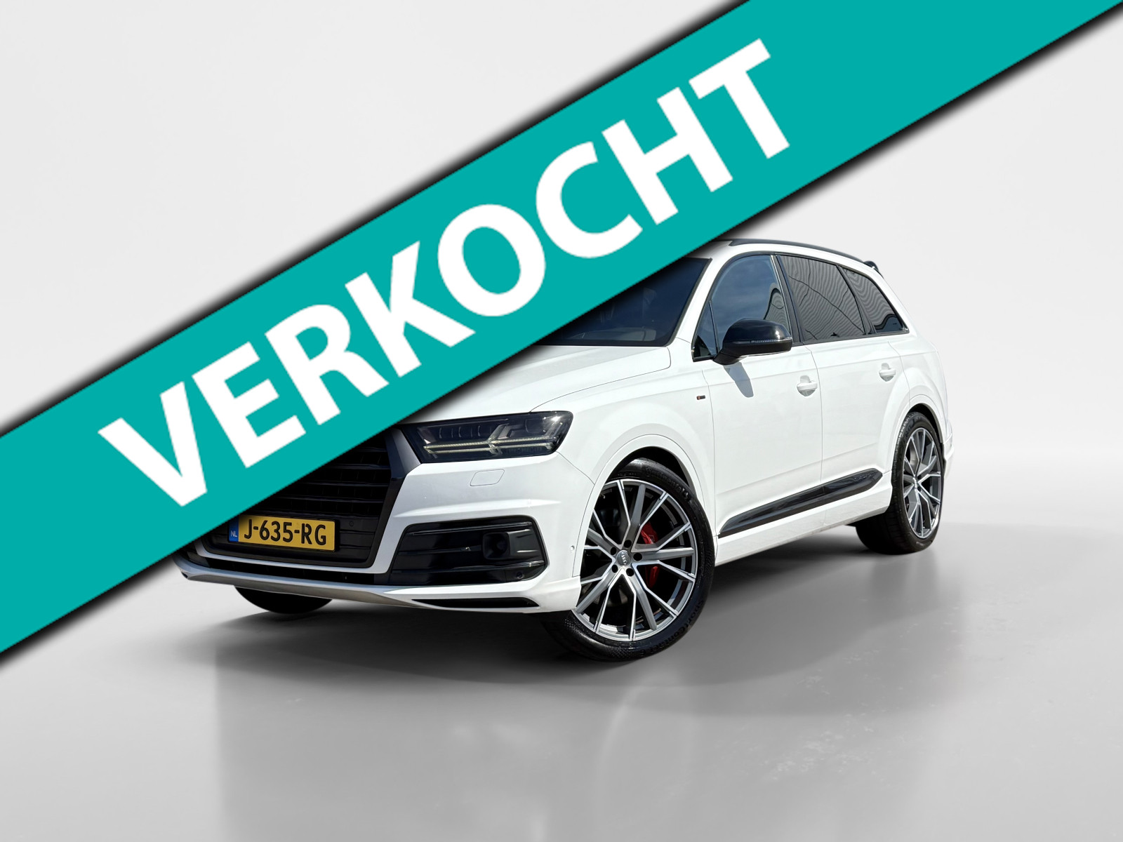 Audi Q7 3.0 TFSI Quattro S-Line Automaat / Bose / Pano / Virtual / Luchtvering 2016 - voorkant