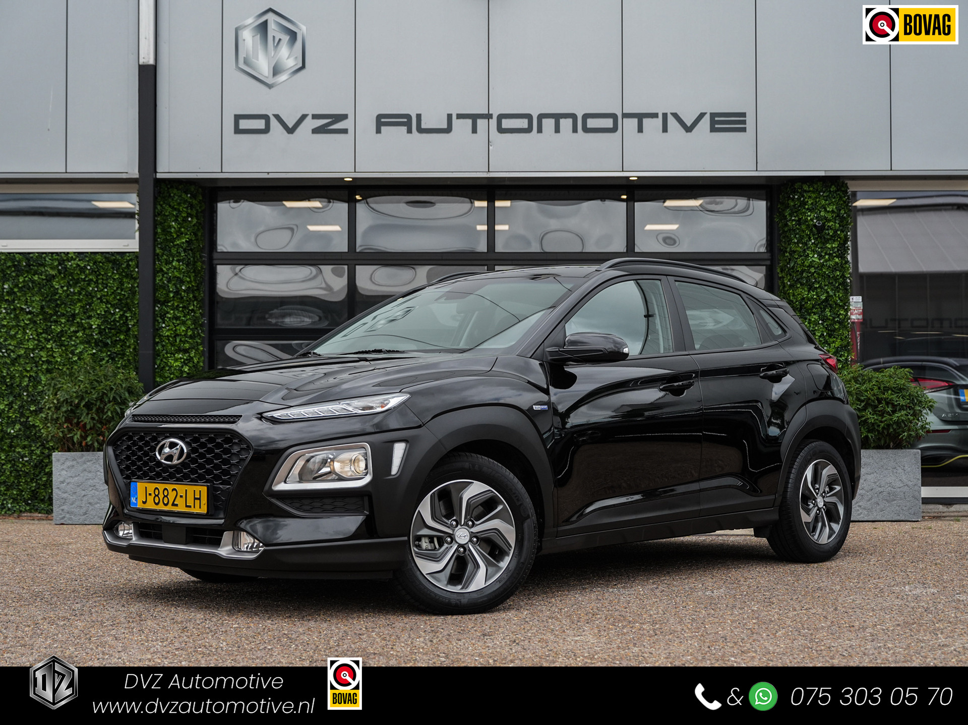 Hyundai Kona 1.6 GDI HEV Aut. Comfort | Carplay | ACC | Camera 2020 - voorkant