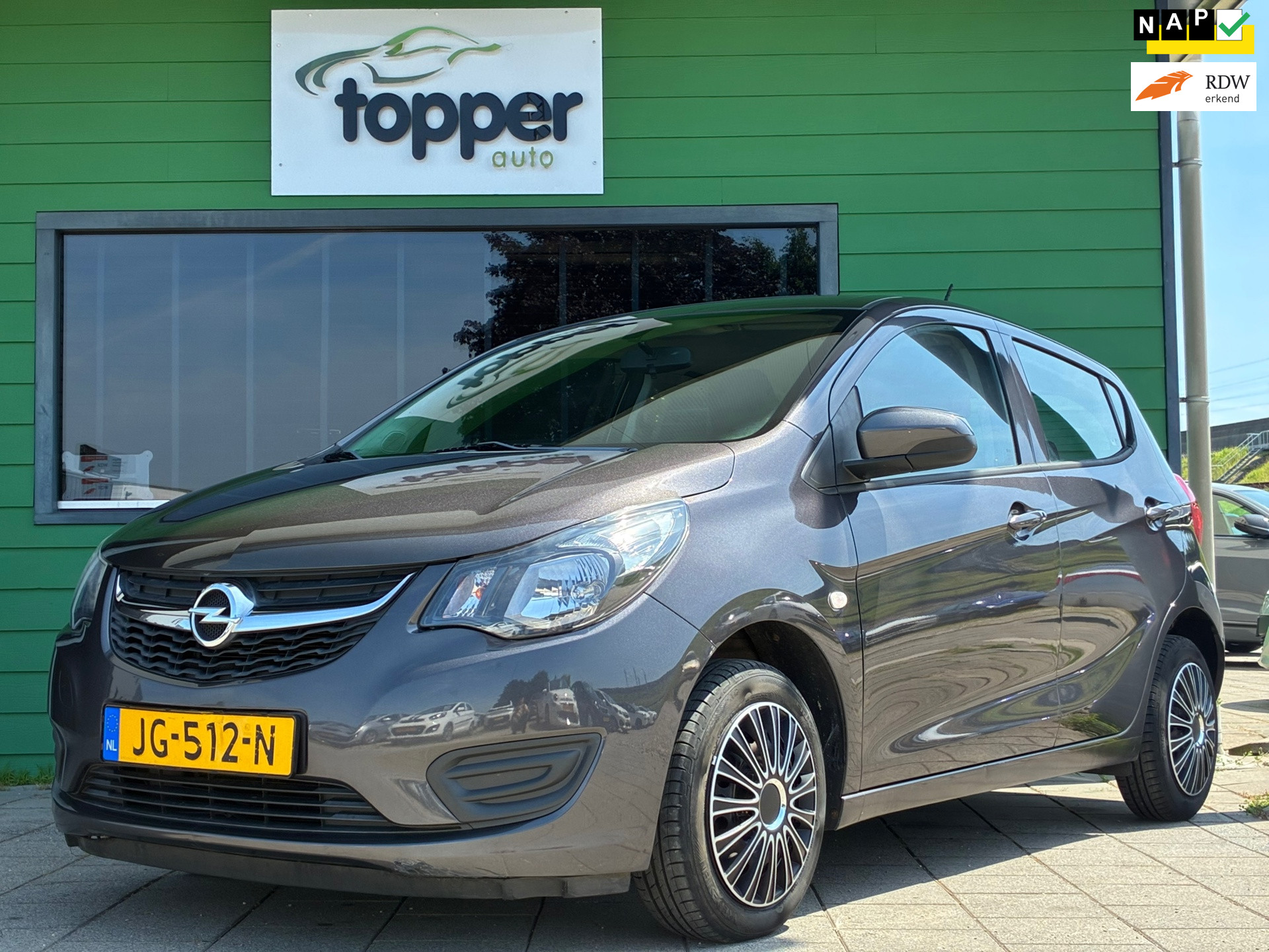 Opel Karl / Viva 1.0 ecoFLEX Edition|2e Eigenaar|Airco|CruiseControl|Elektr.ramen|NAP 2016 - voorkant
