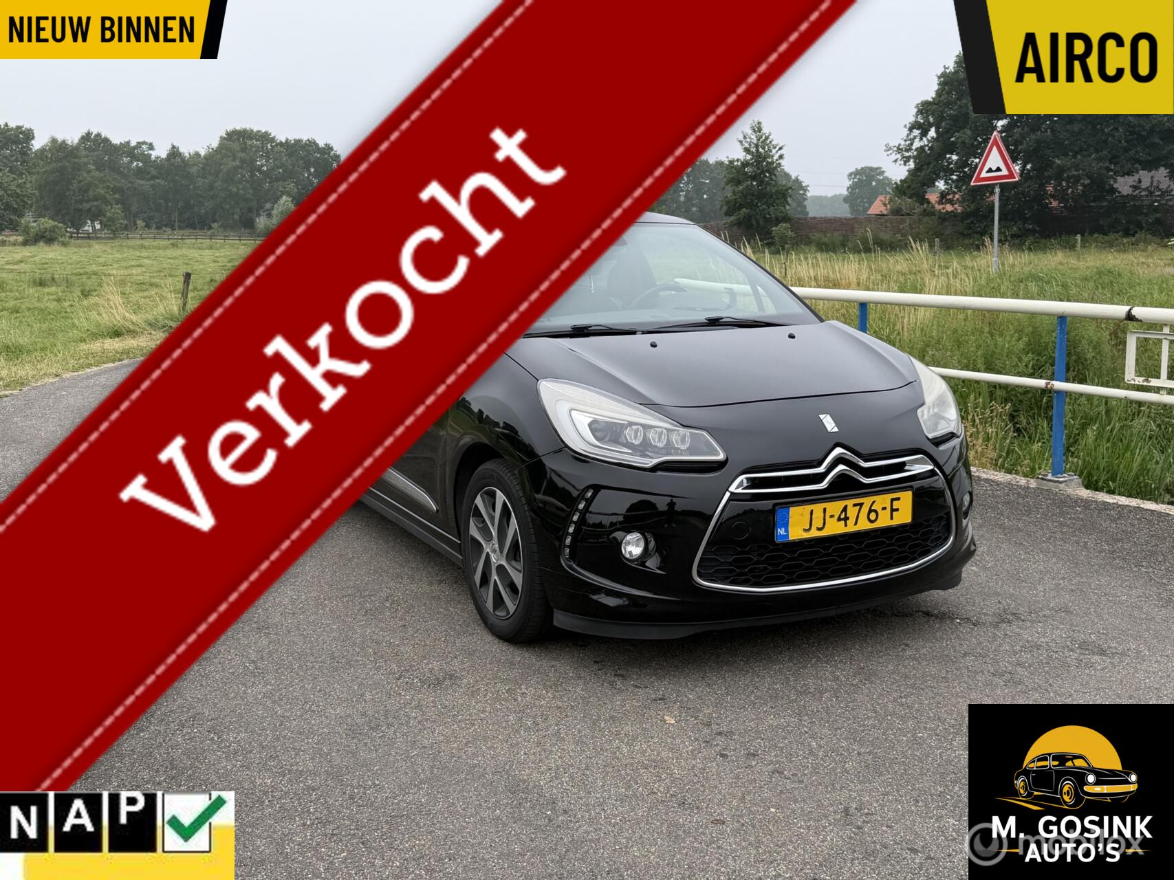 DS DS 3 1.2 Business Airco Pdc Cruis 130989Km Nap Apk 03-05-2027 2016 - voorkant