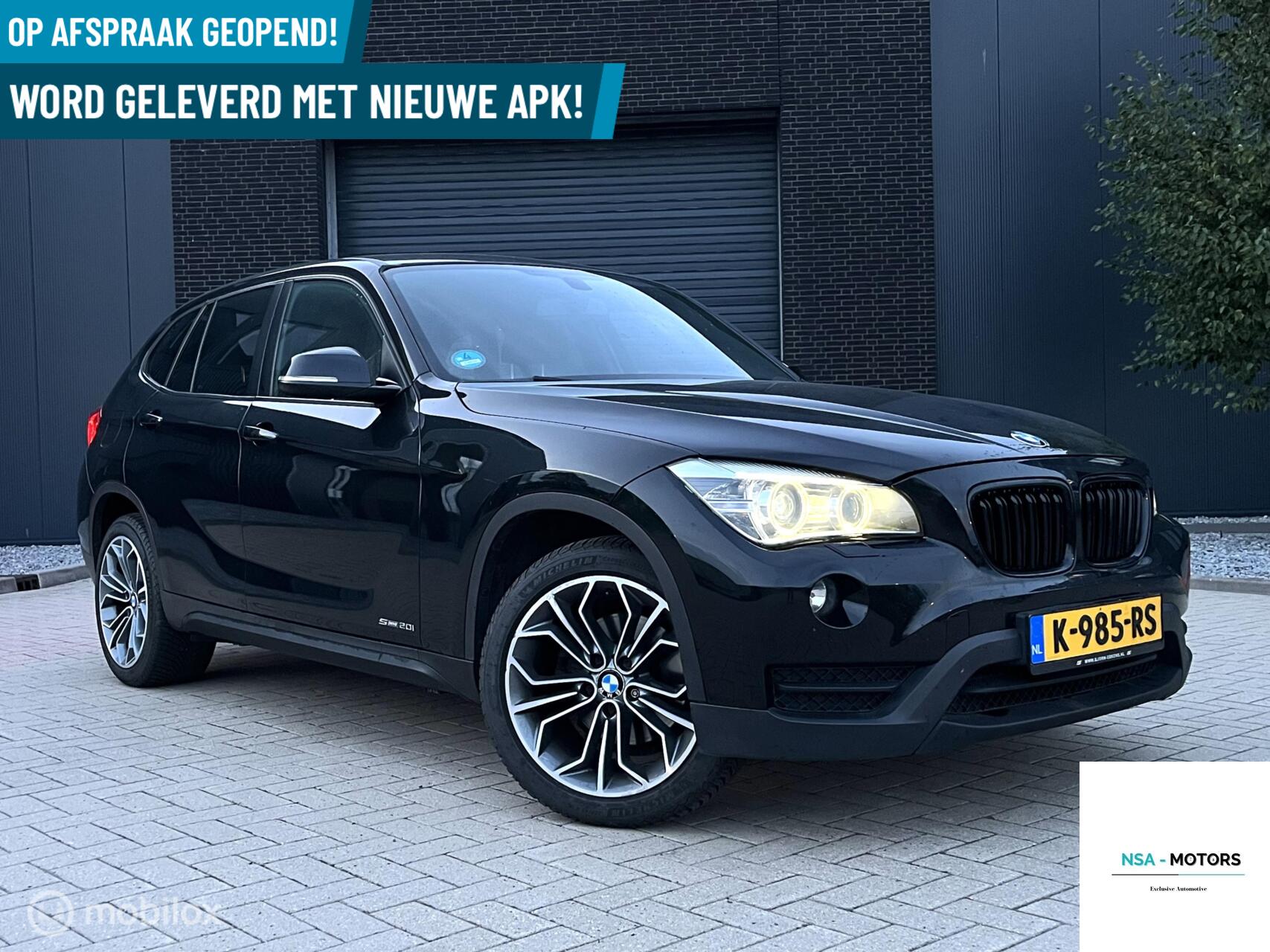 BMW X Reihe sDrive20i High Executive|LEER|BLUET|STLVRM|AIRC 2014 - voorkant