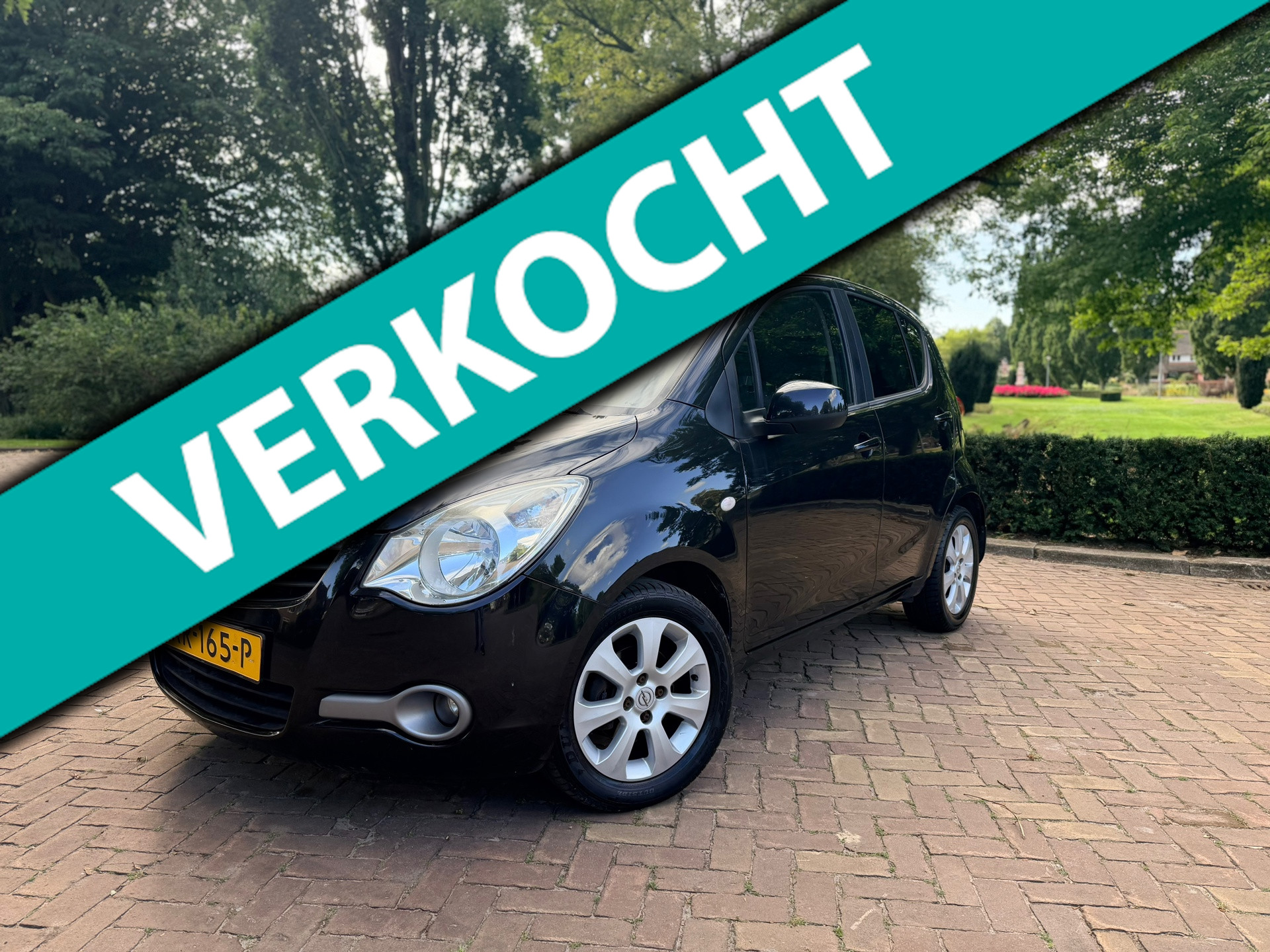 Opel Agila 1.2 Enjoy | 5 deurs | Nw. APK | Airco | Elek.pakk. 2008 - voorkant