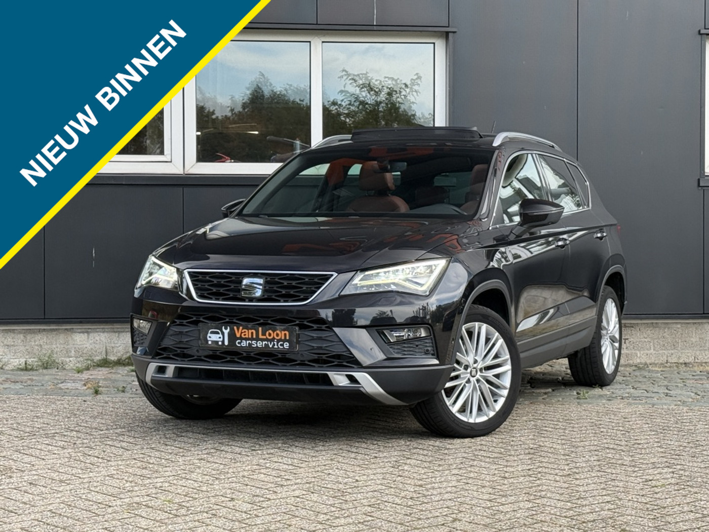 Seat Ateca 1.4TSI 150PK Xcellence/Panodak/Adap cruise/LED/Leder/Stoelverw/ 2016 - voorkant