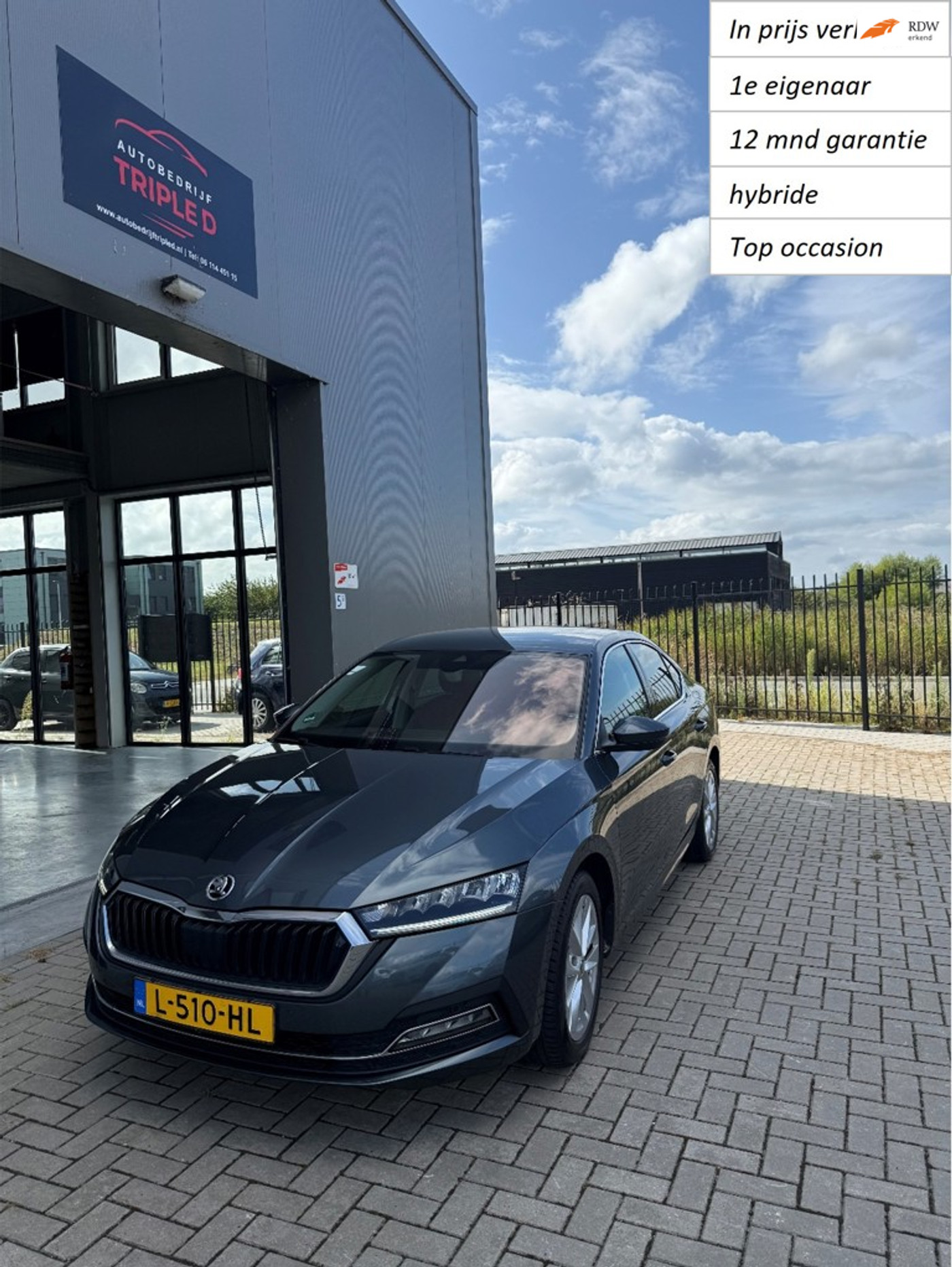 Skoda Octavia 1.0 e-TSI Business Edition 2021 - voorkant