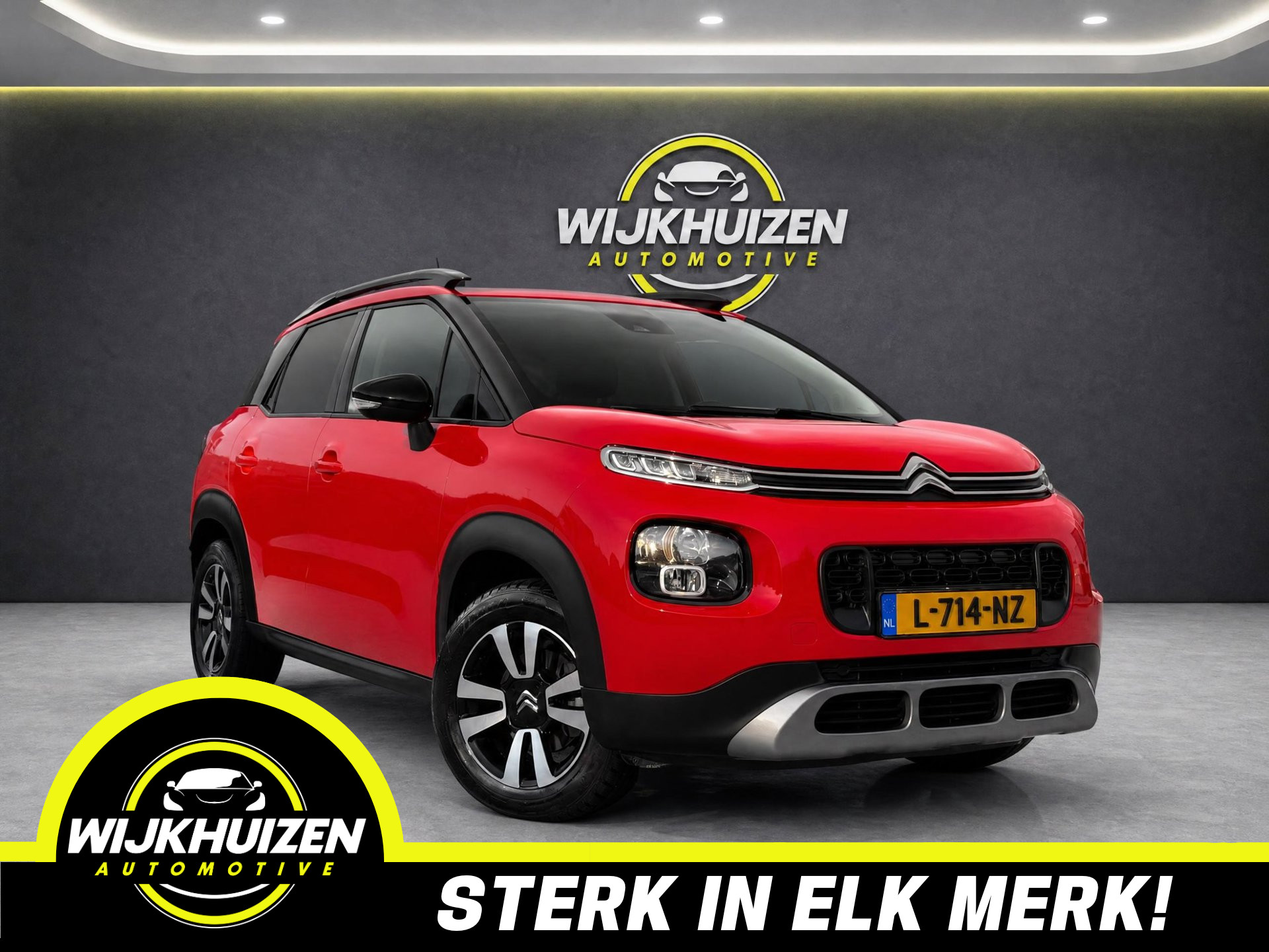 Citroen C3 Aircross 1.2 PureTech S&S Shine Automaat met Led !!! Camera !!! Nieuwe Distributie !!! 2018 - voorkant