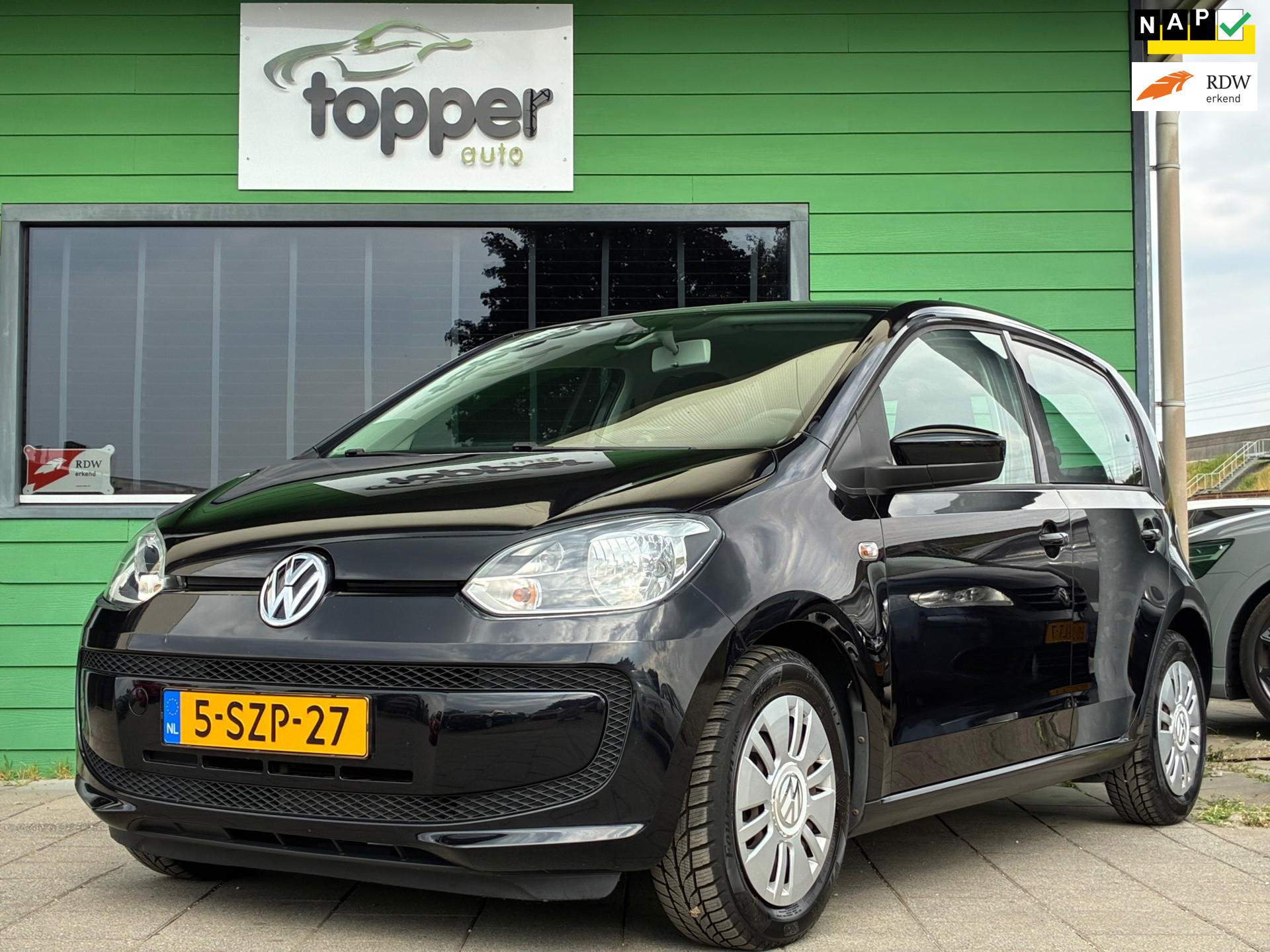 Volkswagen Up 1.0 move up! BlueMotion|Airco|Navigatie|Nieuwe APK|NAP| 2014 - voorkant