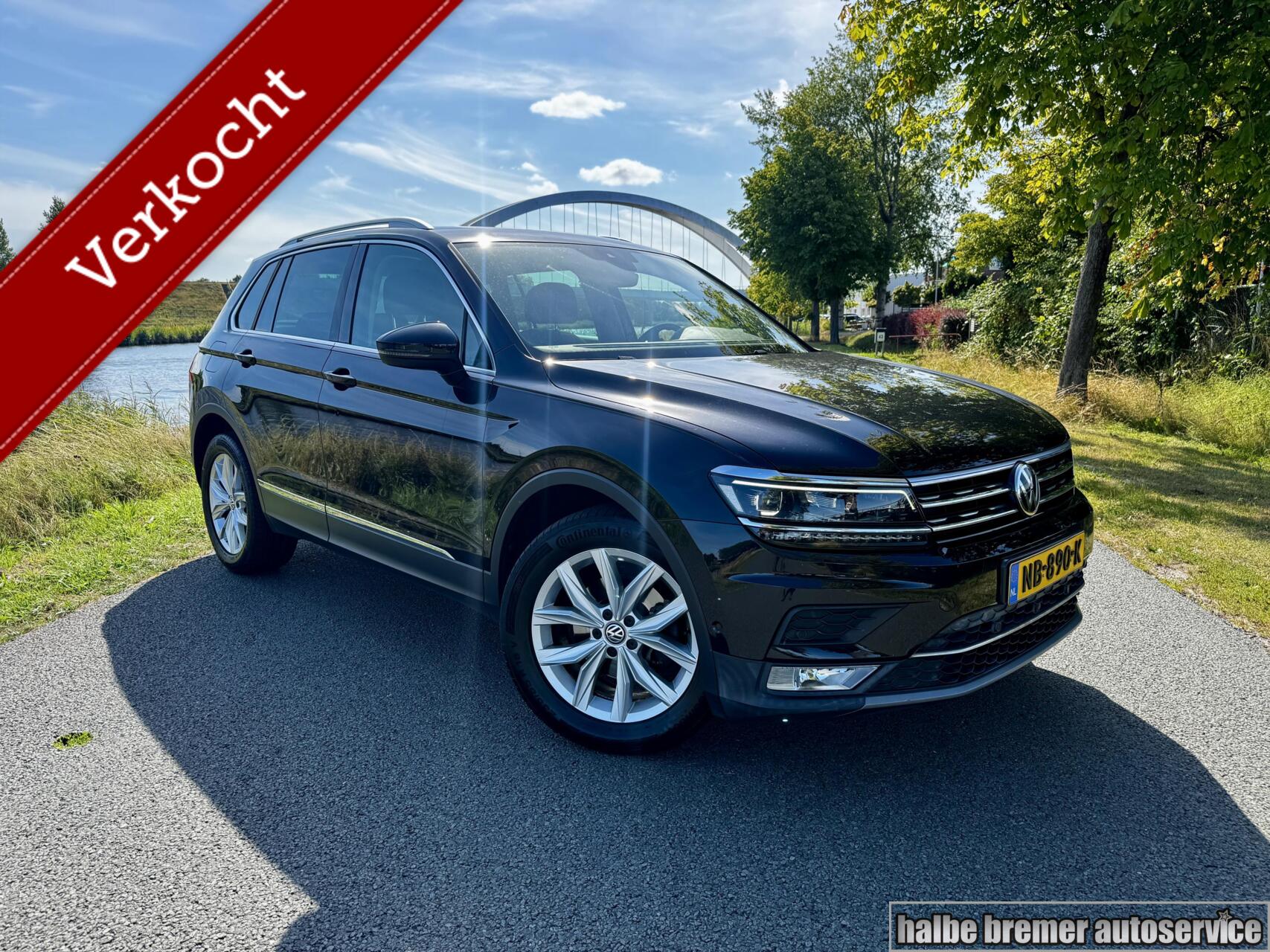 Volkswagen Tiguan 1.4 TSI Highline |Pano|Camera|Stoelv|Carpl 2017 - voorkant