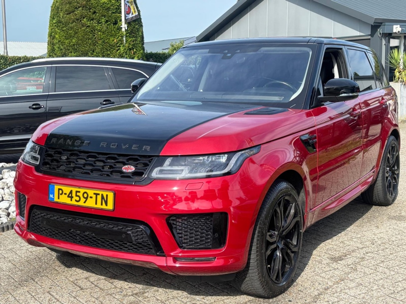 Land Rover Range Rover Sport 3.0 SDV6 HSE 2019 Panorama Rood / Zwart VOL 2019 - voorkant