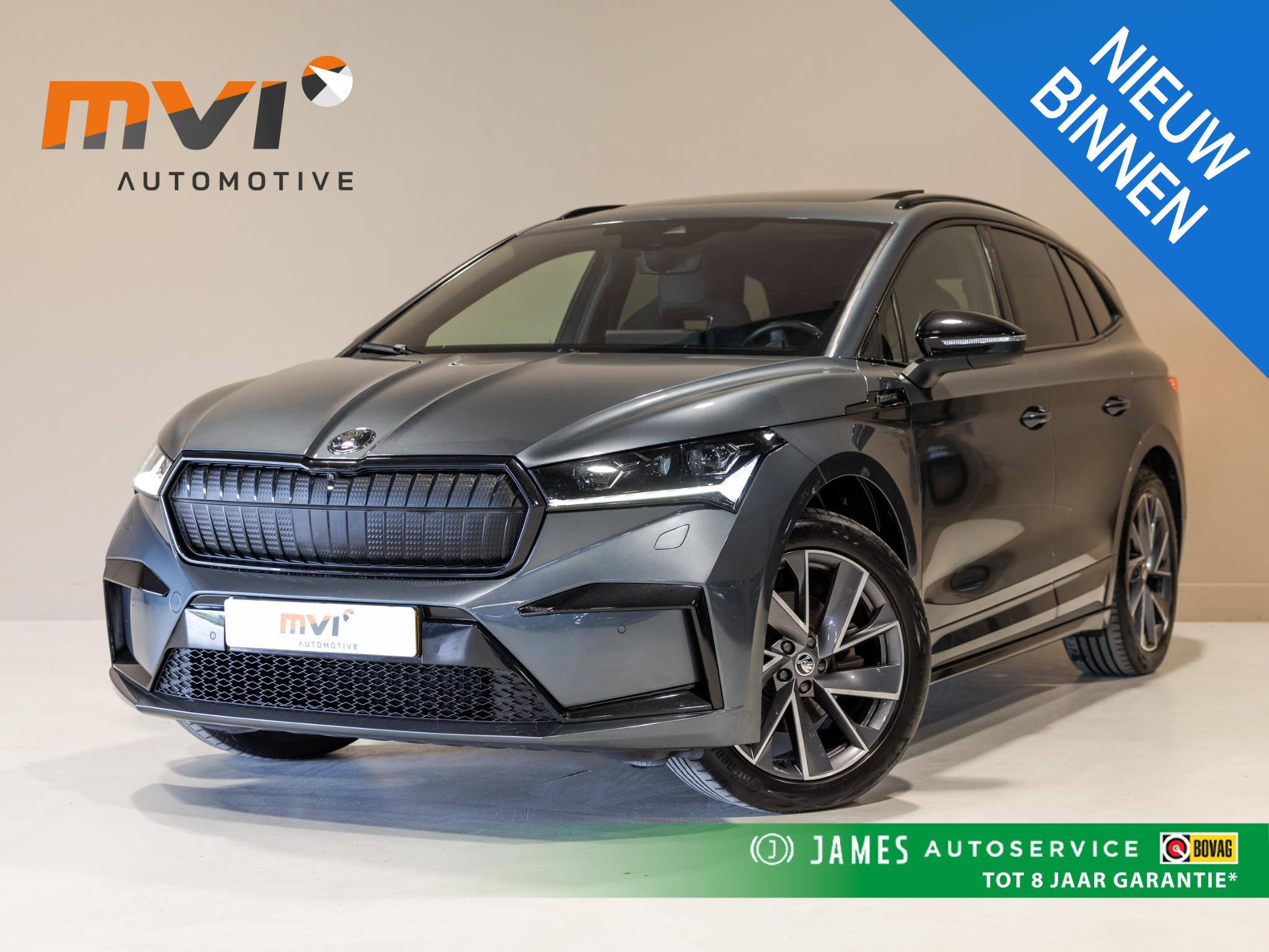 Skoda Enyaq 60 60 Founders Edition Black Sportline 2021 - voorkant
