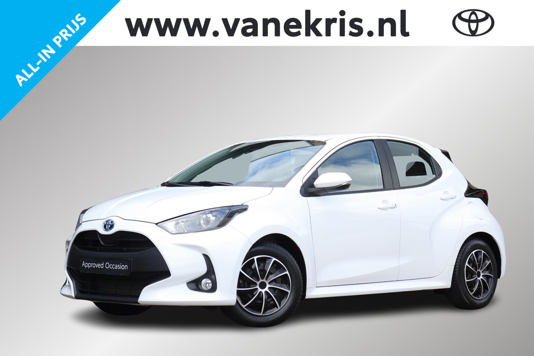 Toyota Toyota Yaris 1.5 Hybrid Active, All Seasons, 2022 - voorkant