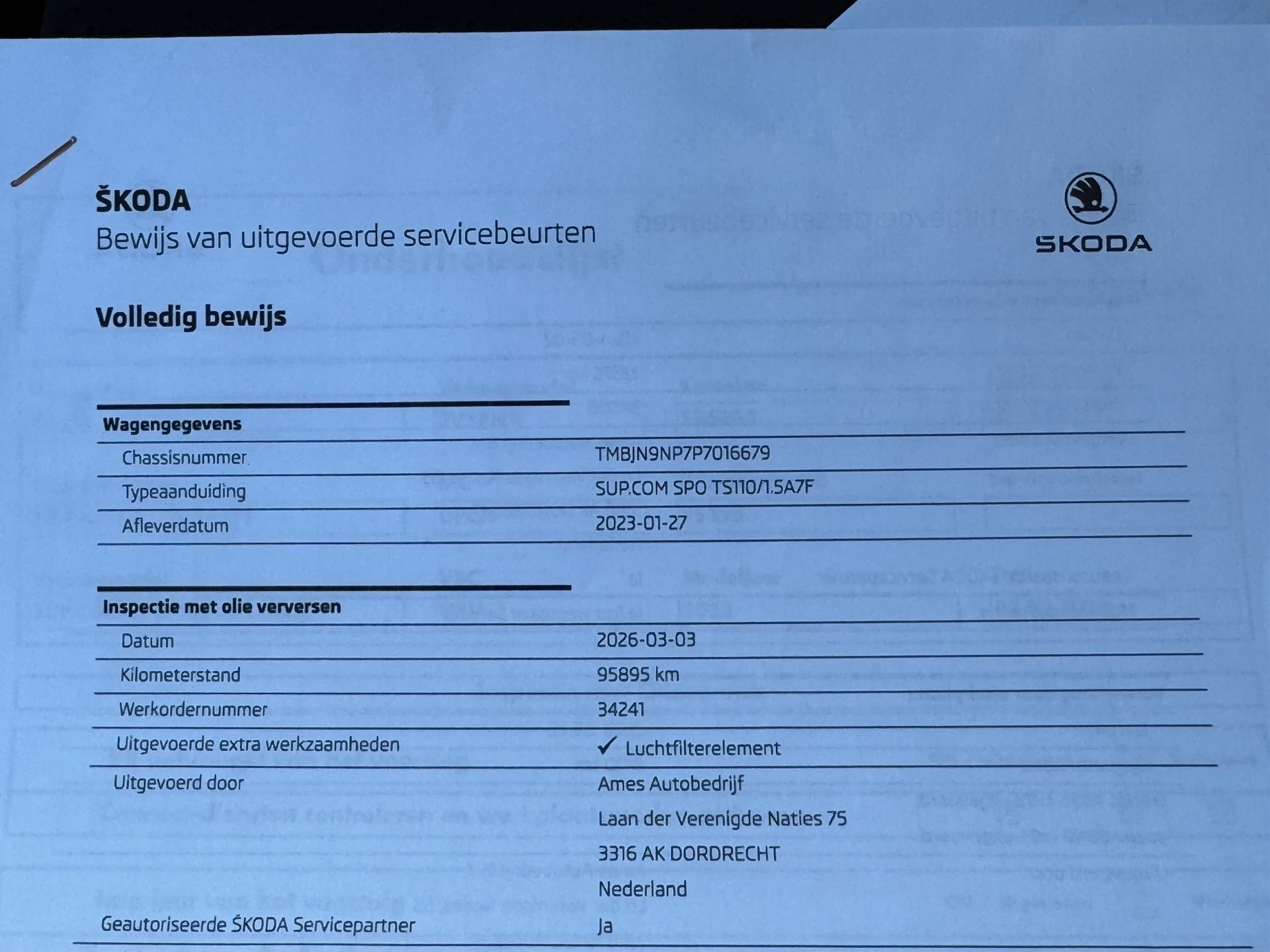 Foto van Skoda Superb