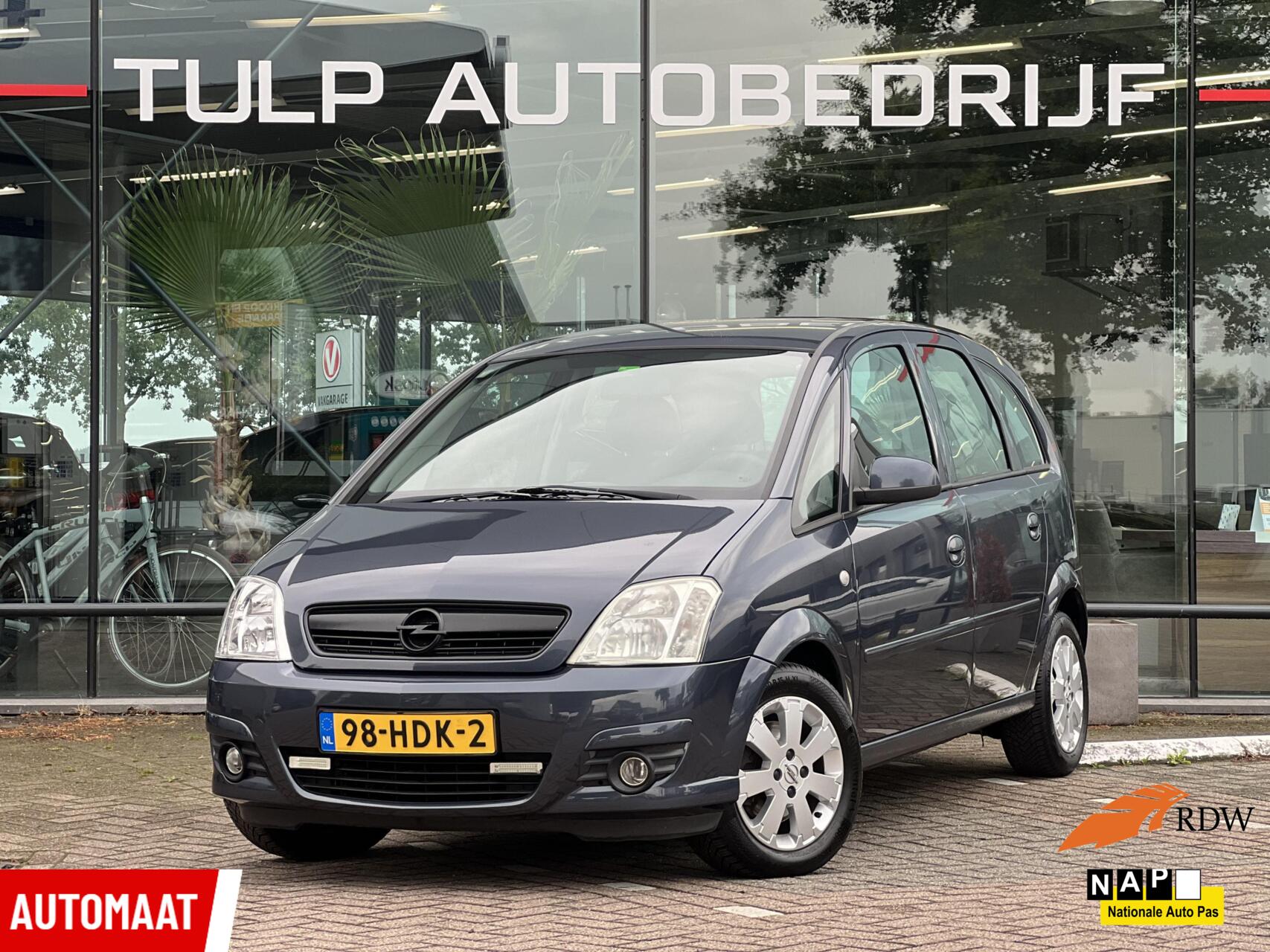 Opel Meriva-a 1.6-16V Temptation Automaat Airco Cruise Trekhaak 2008 - voorkant