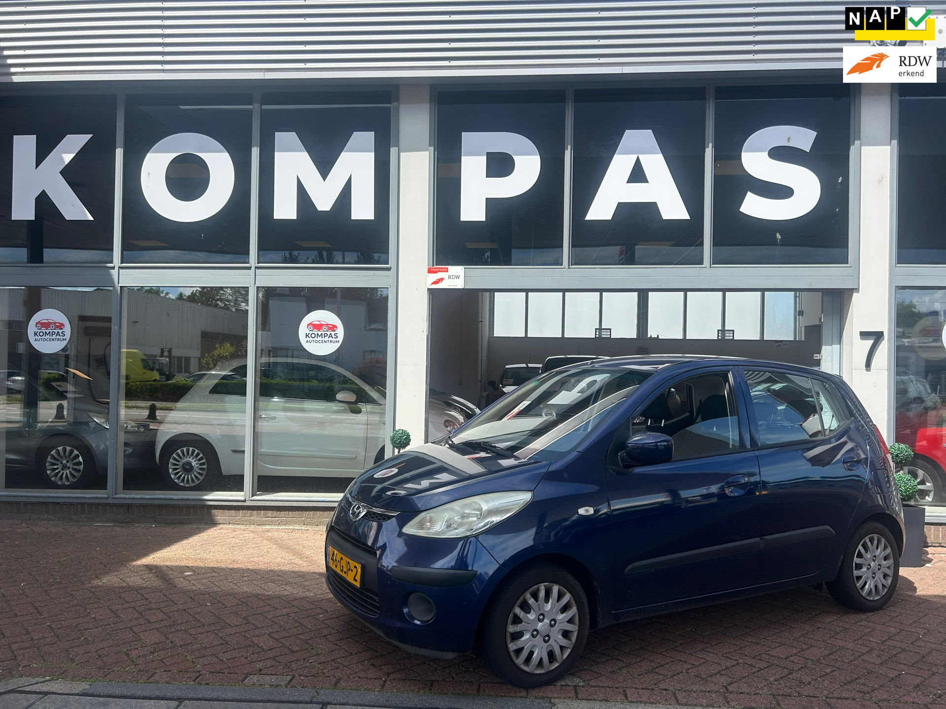 Hyundai I 10 1.1 Dynamic Cool |AIRCO|NAP|Nw.APK|4xElektrische Ramen|Trekhaak 2008 - voorkant