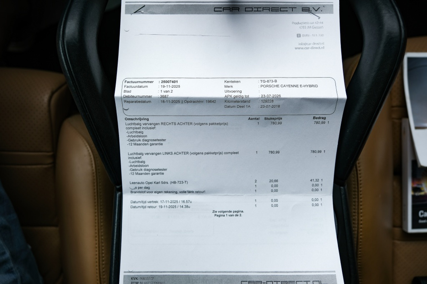 Foto van Porsche Cayenne E-hybrid