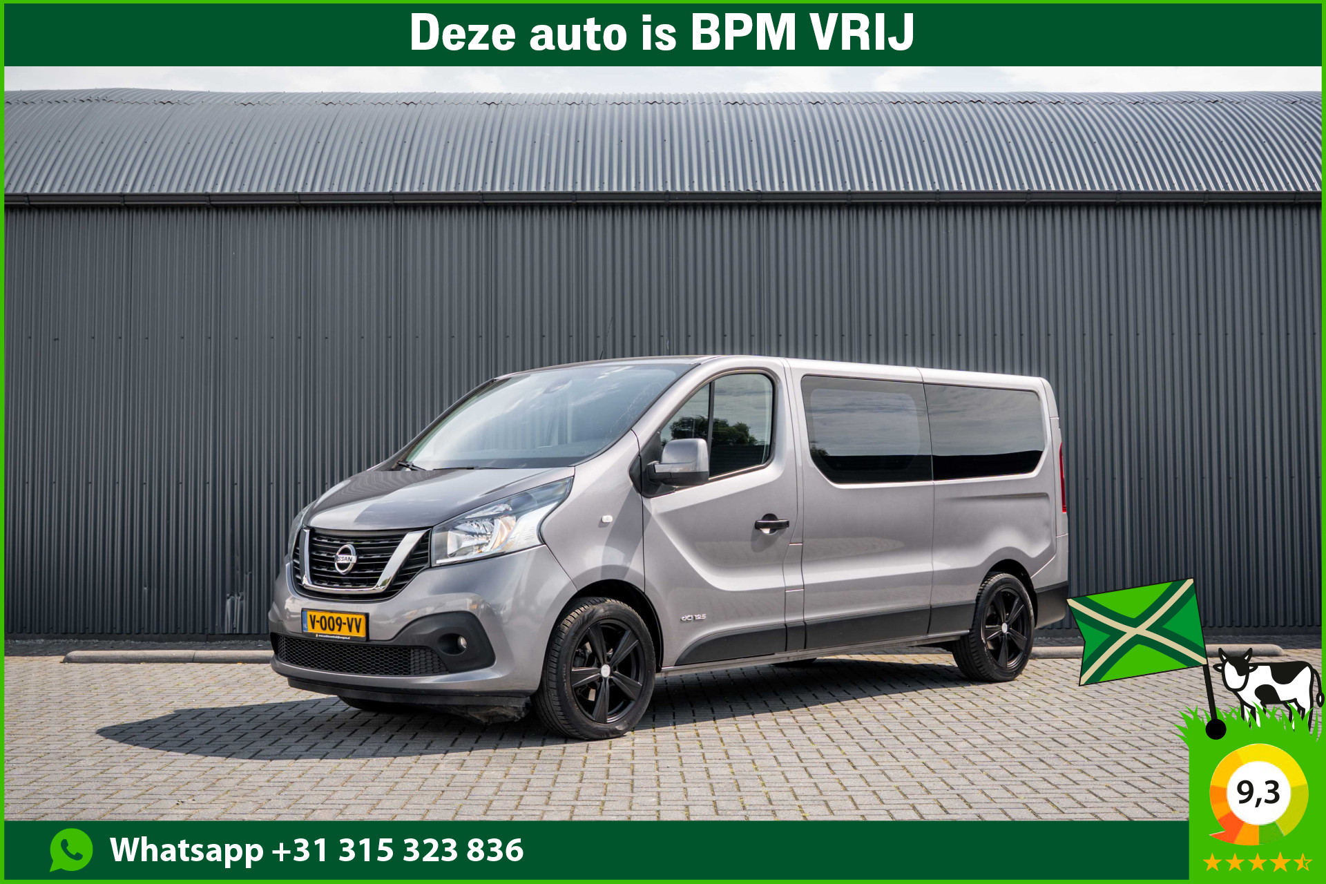 Nissan Nissan Nv300 1.6 dci 125PK L2H1 | DC 6-Zits | Camera | Cruise | Airco | Trekhaak 2019 - voorkant